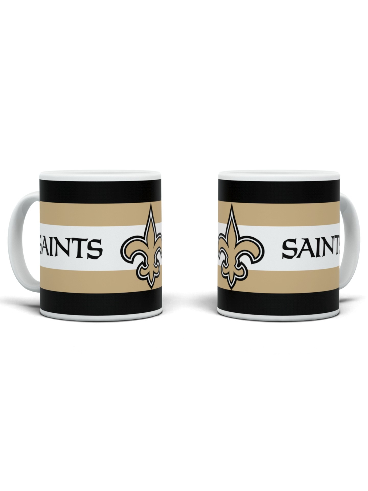 New Orleans Saints Stripe Logo NFL Becher (330 ml)