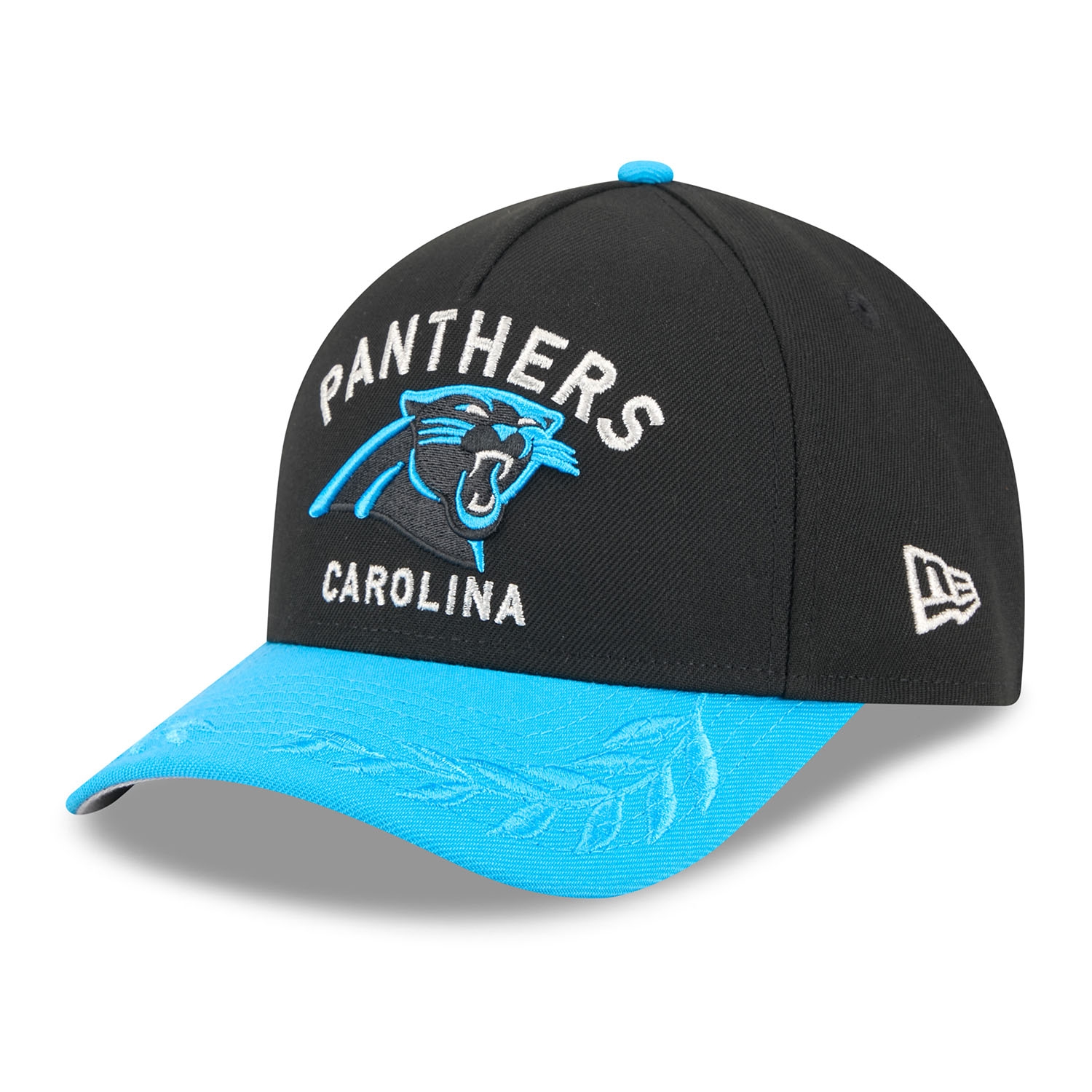 Carolina Panthers 2025 NFL Draft 9FORTY M-Crown A-Frame Snapback Cap Schwarz