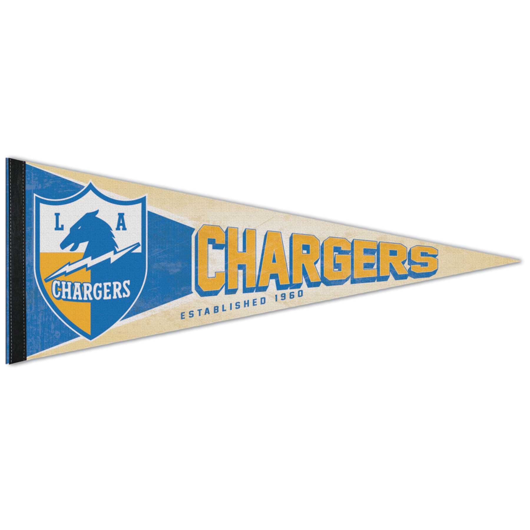 Los Angeles Chargers Premium Throwback NFL Pennant