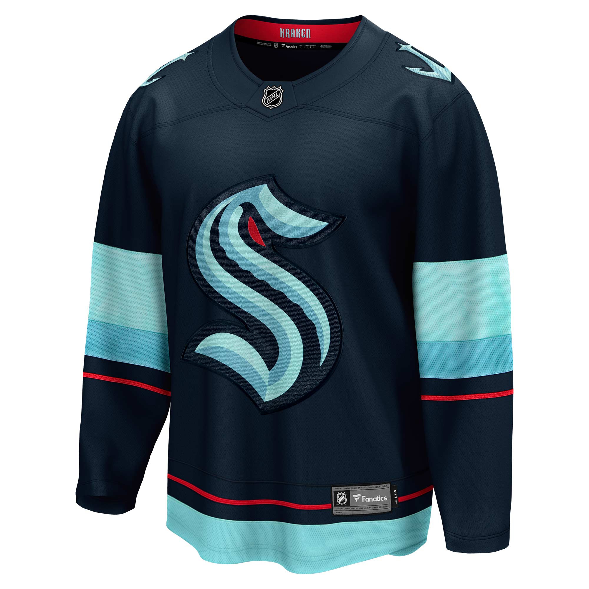 Seattle Kraken Fanatics Breakaway NHL Trikot Home Navy