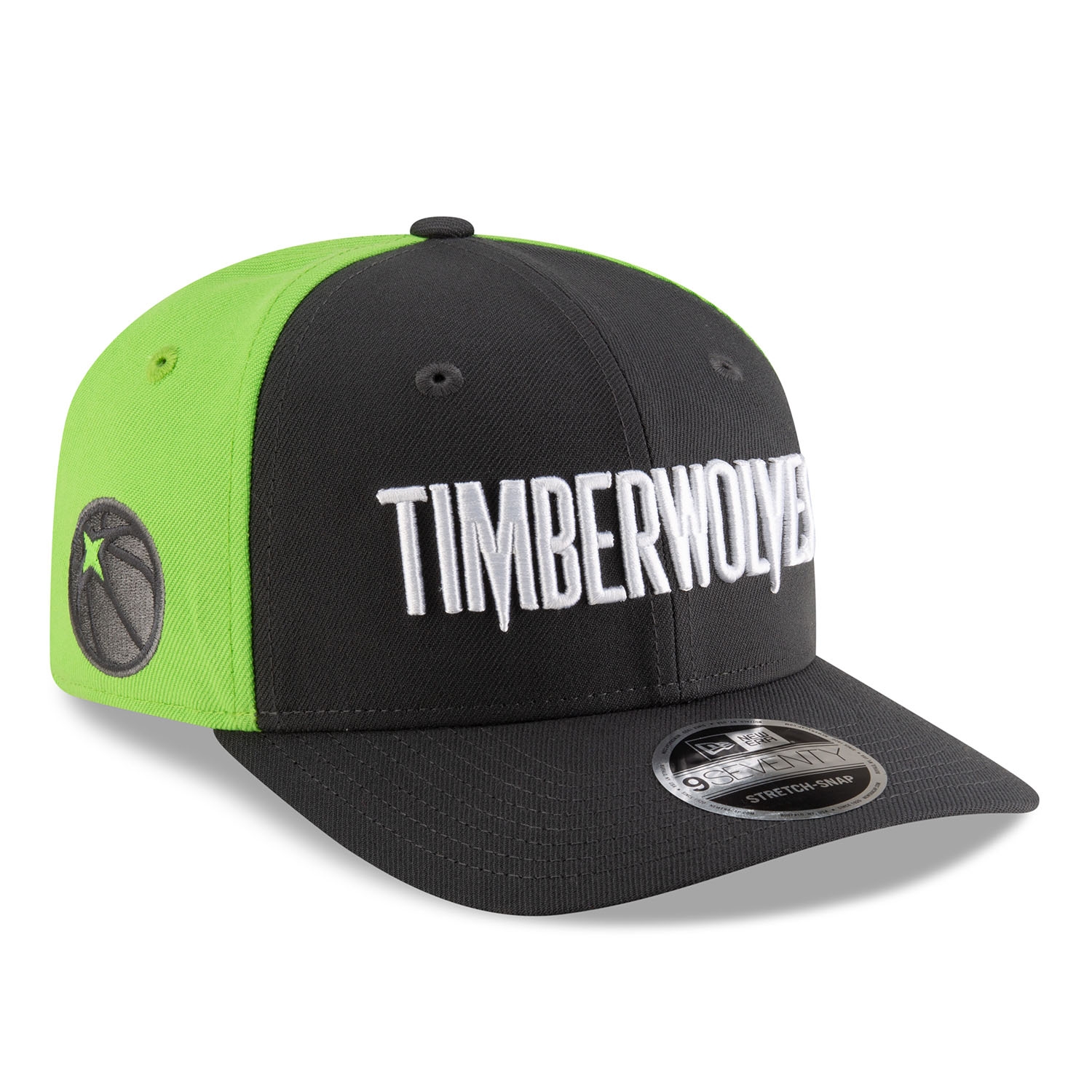 Minnesota Timberwolves 2025-26 NBA Statement Stretch-Snap 9SEVENTY Cap Grau