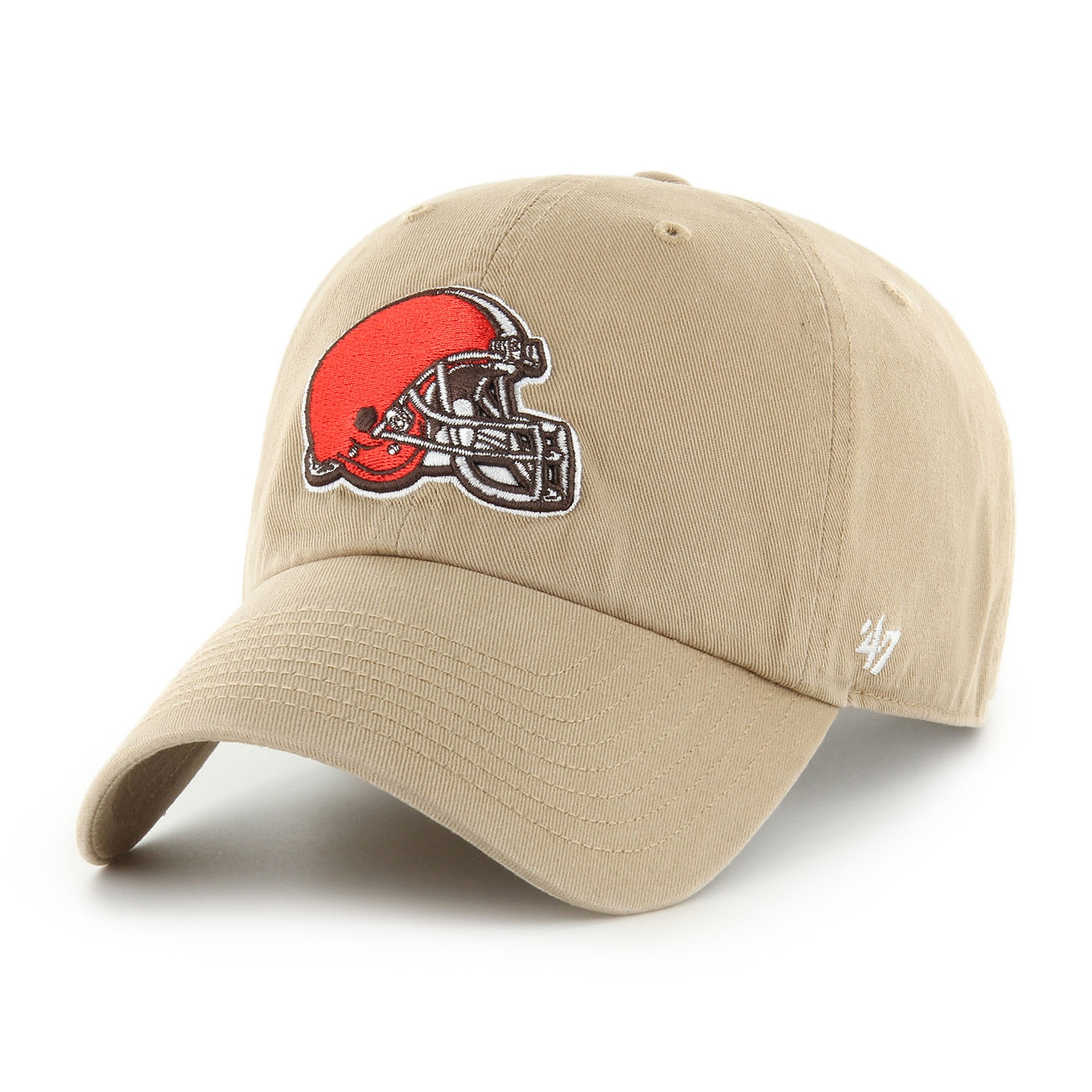 Cleveland Browns '47 Clean Up Adjustable NHL Cap Khaki