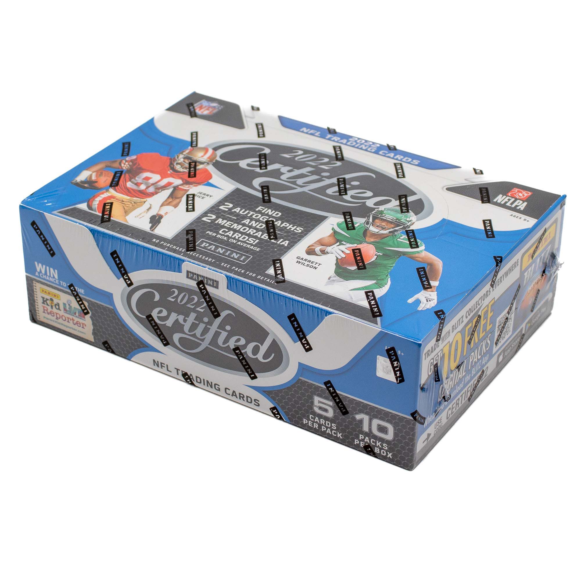 2022 Panini Certified NFL Football Hobby Box