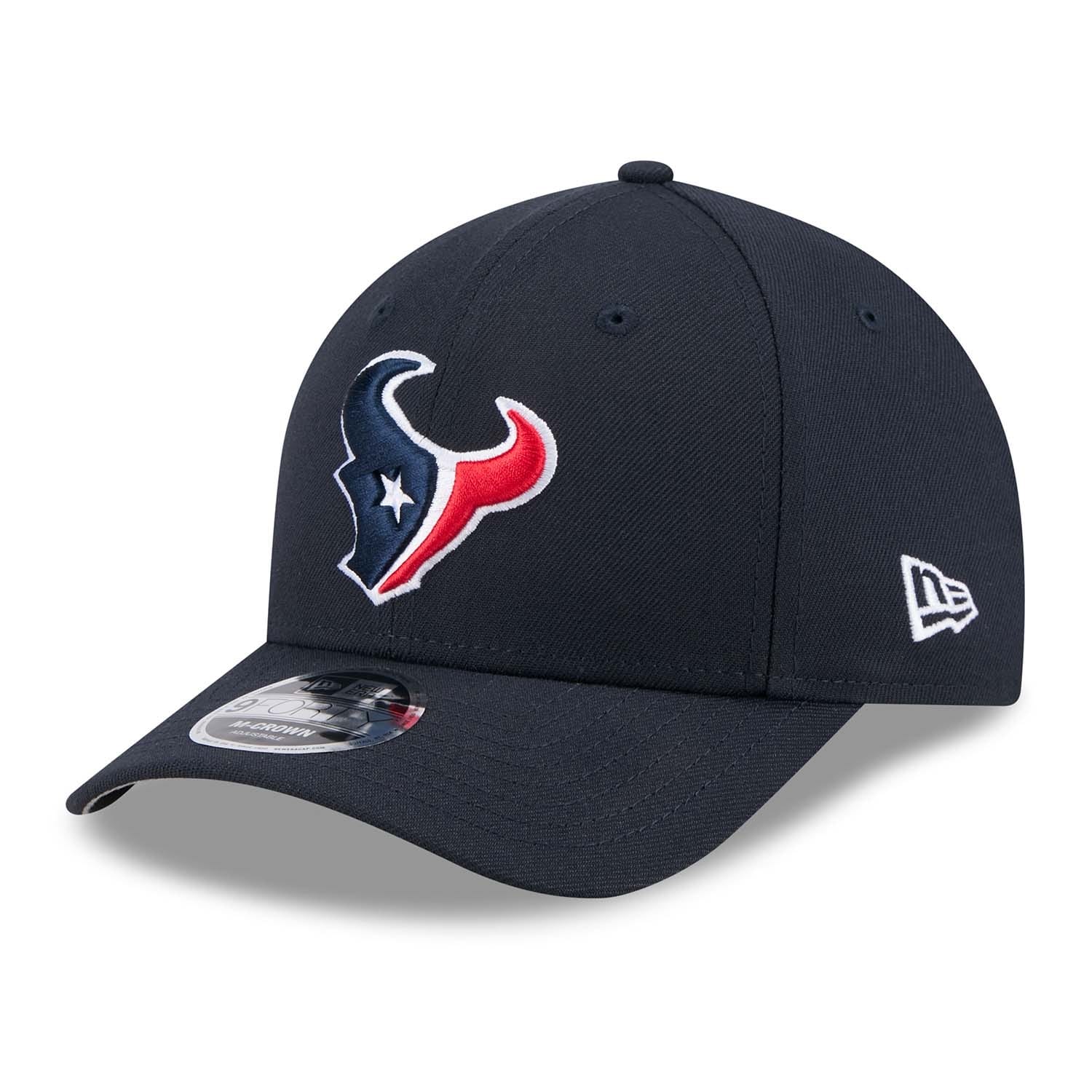 Houston Texans NFL Team Logo New Era 9FORTY M-Crown Snapback Cap Navy
