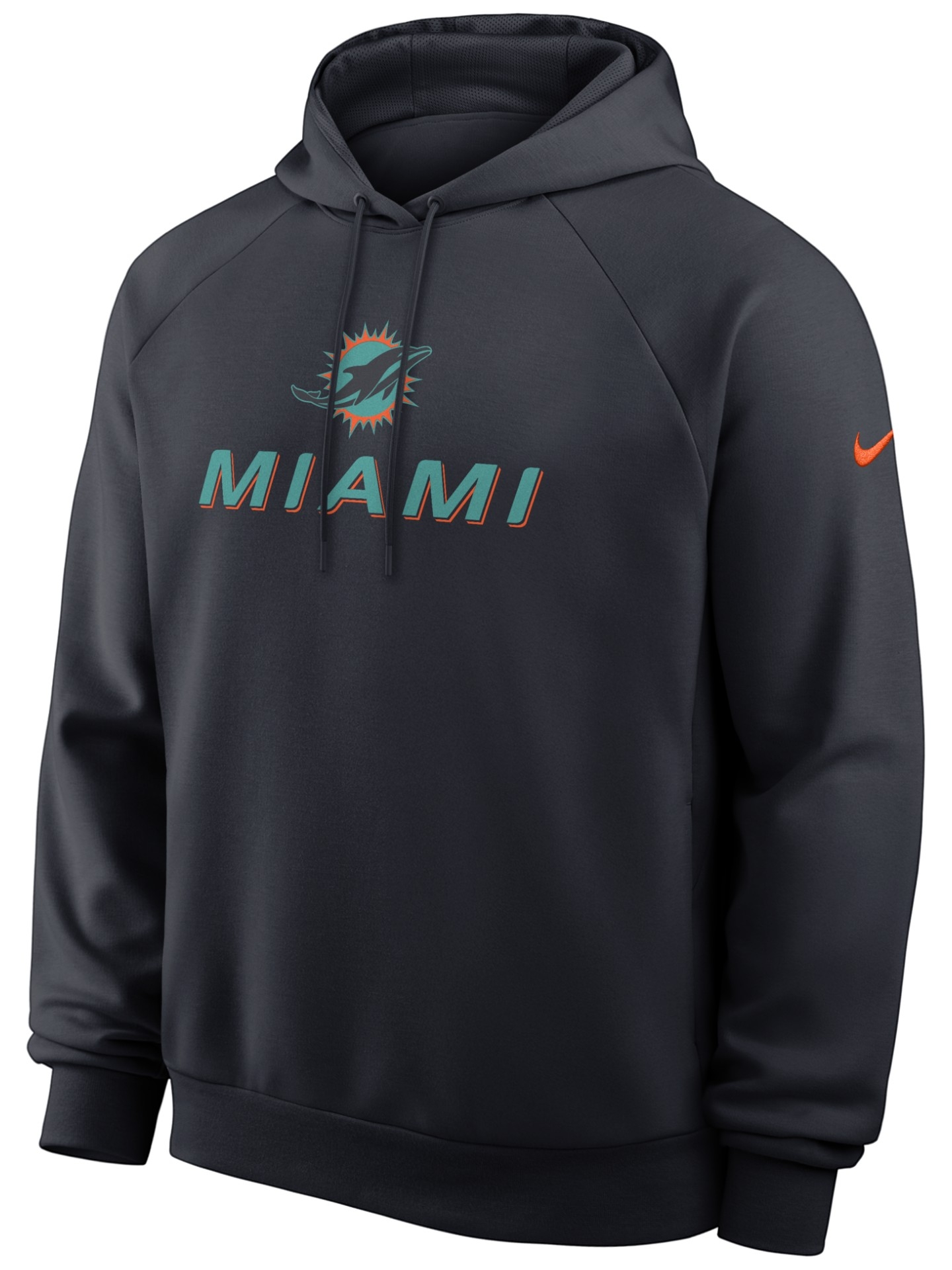 Miami Dolphins 2026 NFL Rivalries Dri-FIT Pullover Hoodie Navy