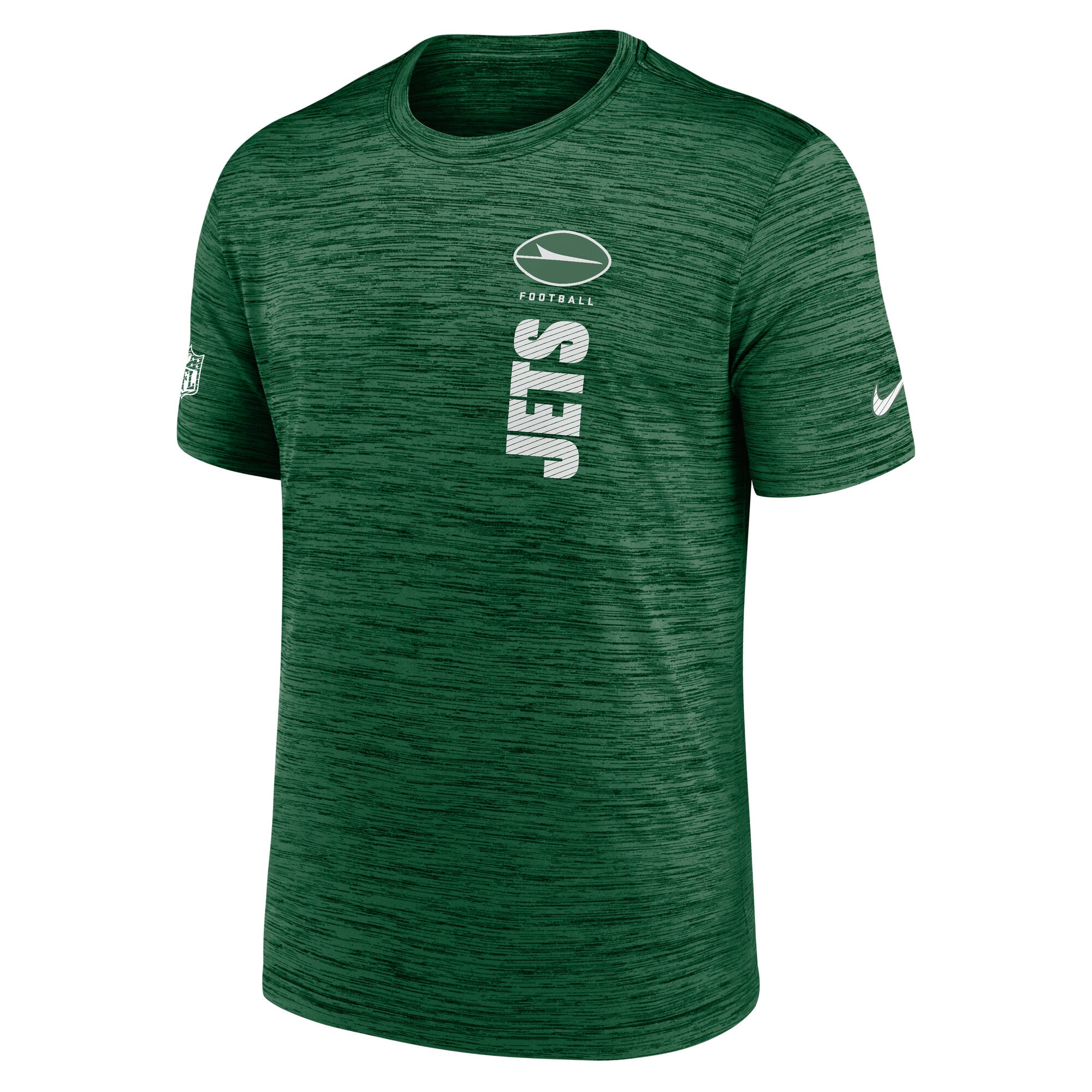New York Jets 2024 NFL Sideline Nike Velocity Performance T-Shirt Grün
