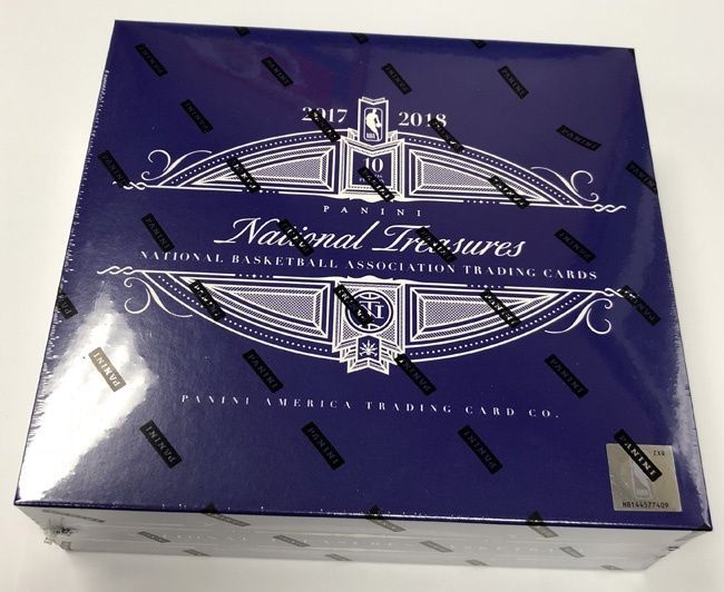 2017/18 Panini National Treasures Basketball Hobby Box NBA