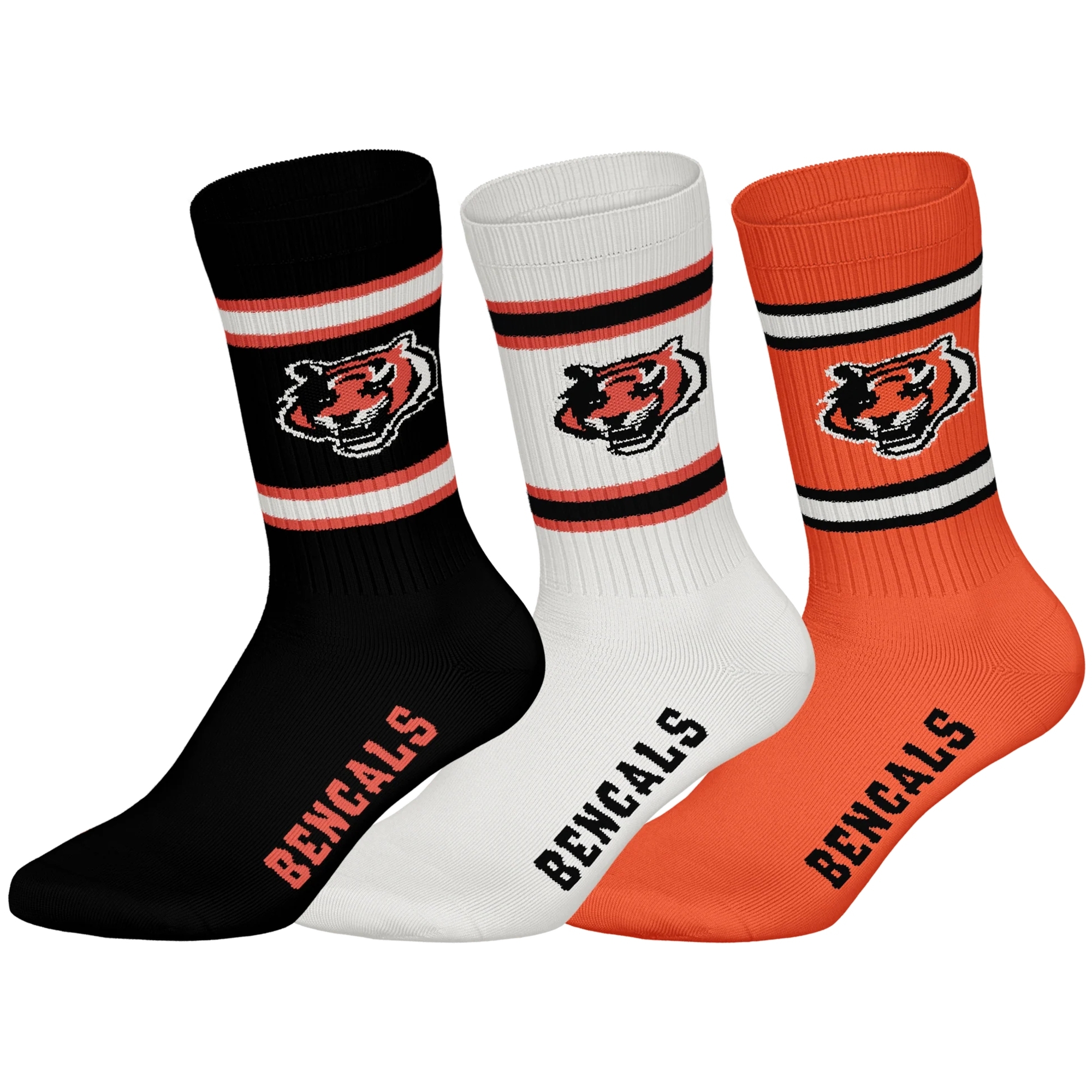 Cincinnati Bengals Huddle NFL Crew Socken (3er-Pack)