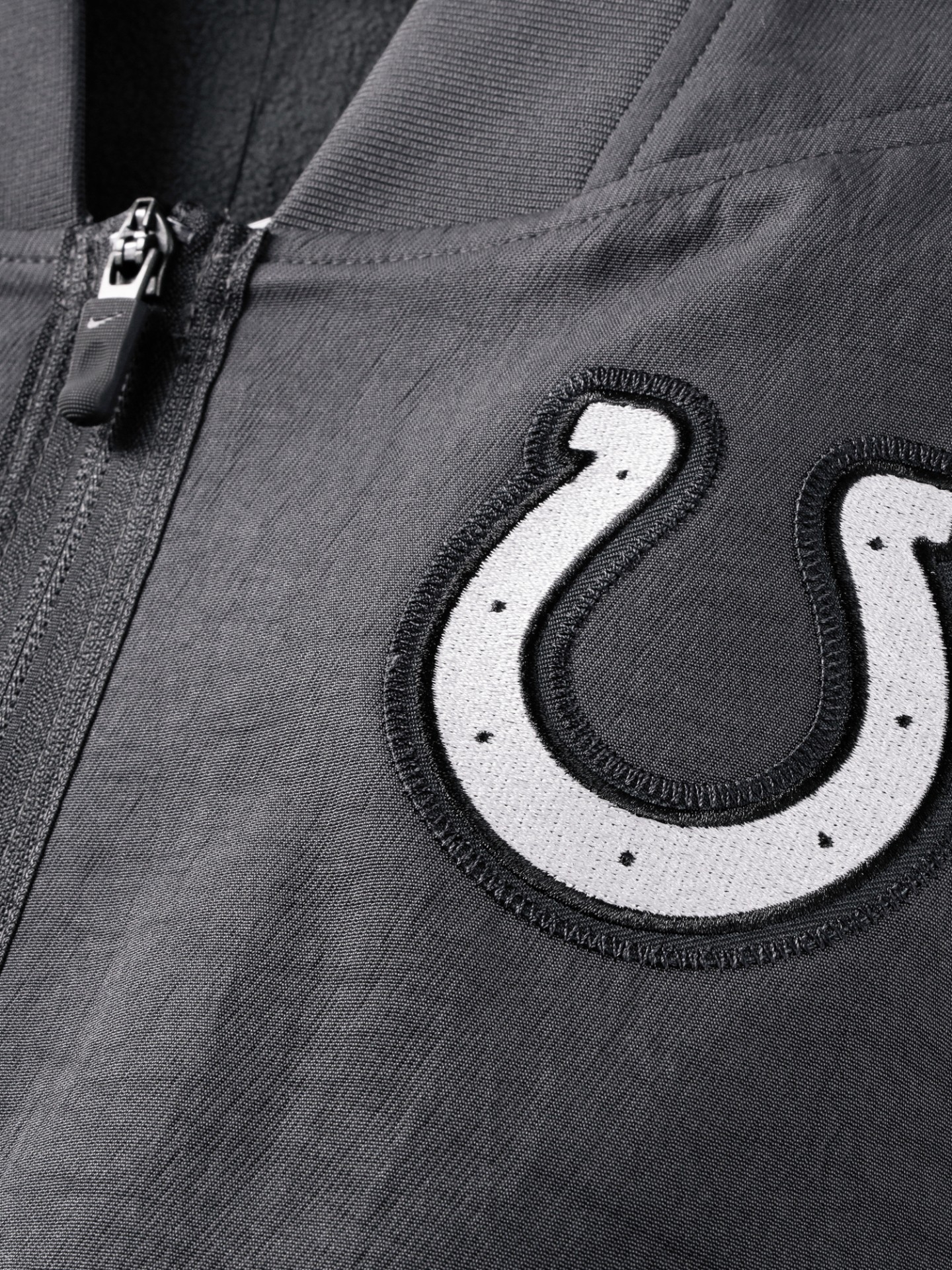 Indianapolis Colts 2026 NFL Rivalries Sideline Bomber Jacke Dunkelgrau