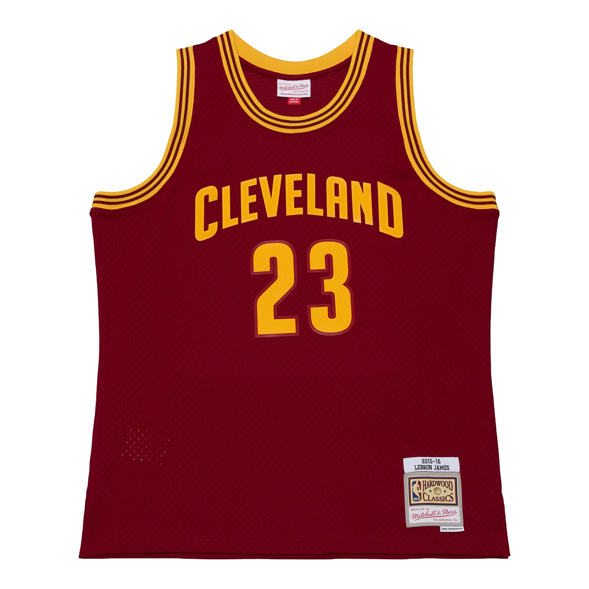 LeBron James #23 Cleveland Cavaliers 2015-16 Swingman NBA Trikot Rot