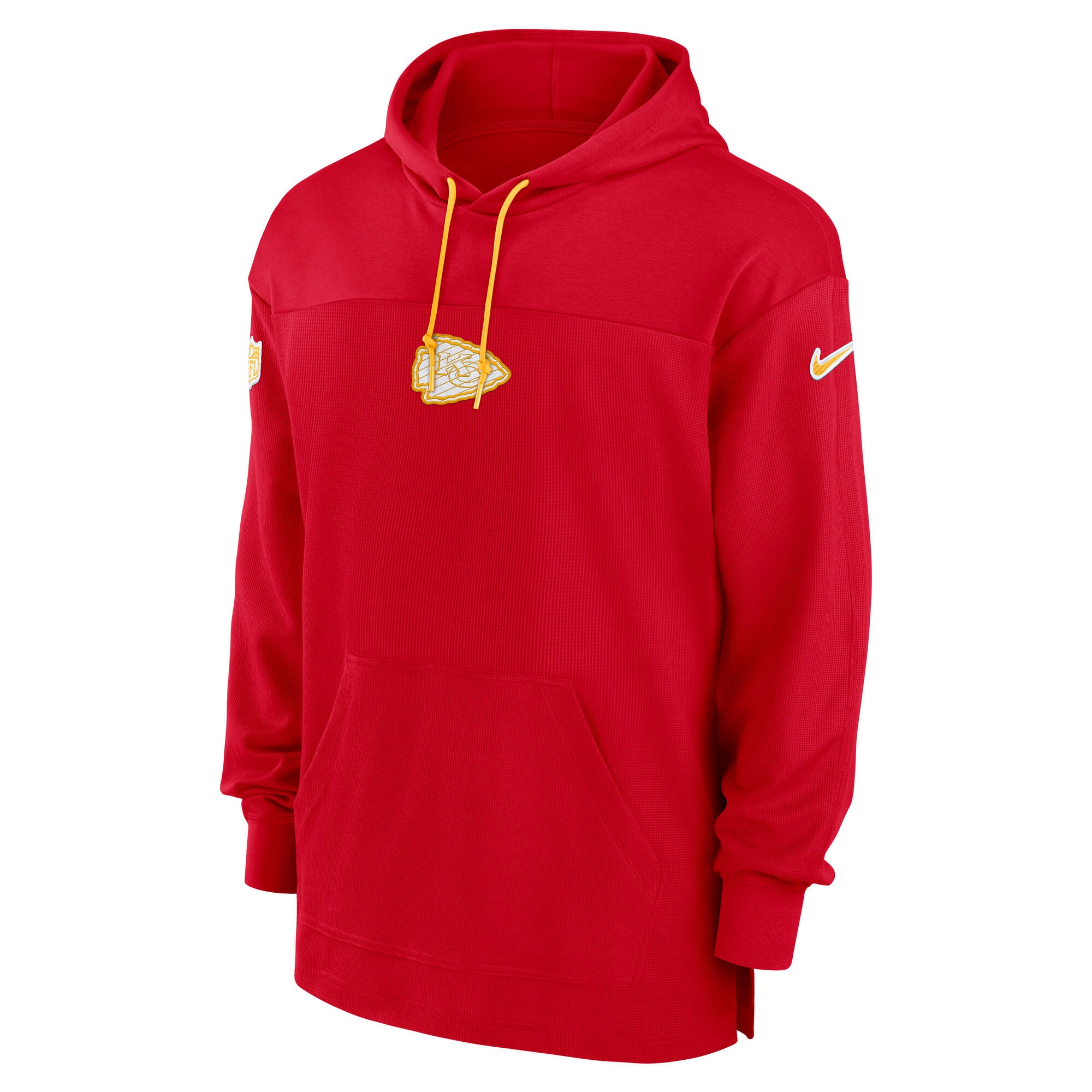 Kansas City Chiefs 2024 NFL On-Field Sideline Nike Jersey Hoodie Rot