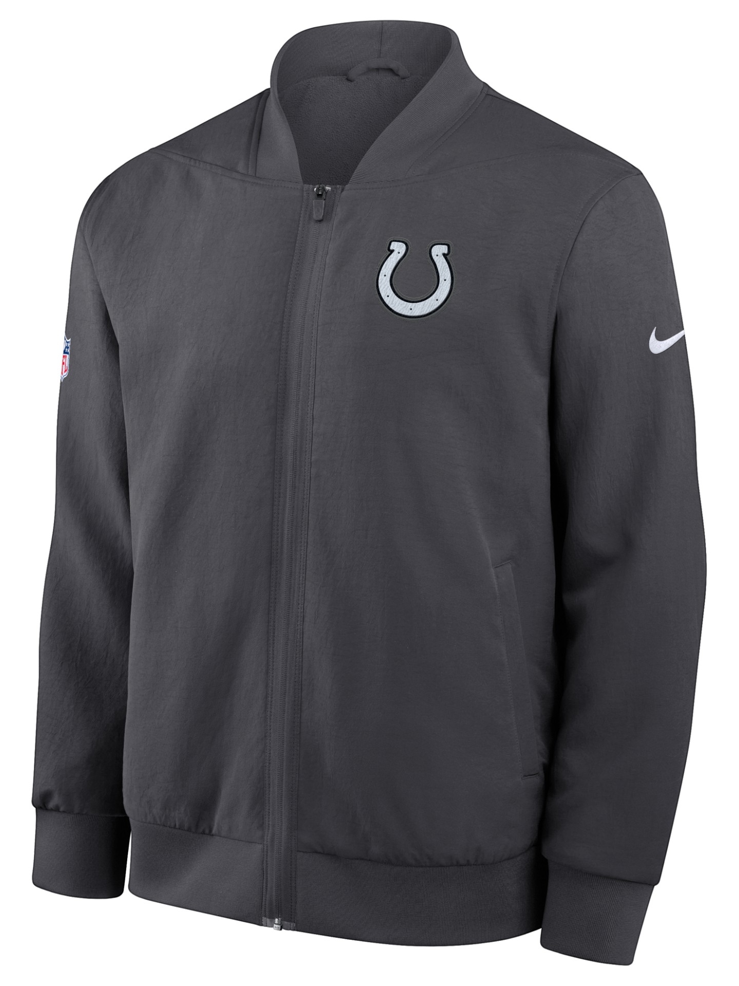 Indianapolis Colts 2026 NFL Rivalries Sideline Bomber Jacke Dunkelgrau