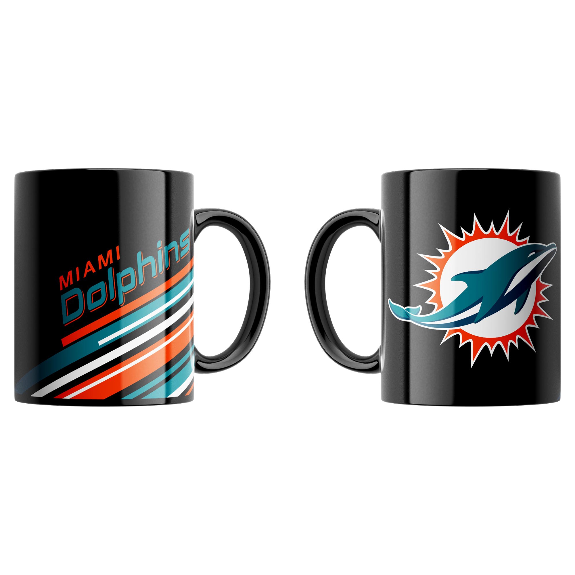 Miami Dolphins Stripes NFL Mug (330 ml)