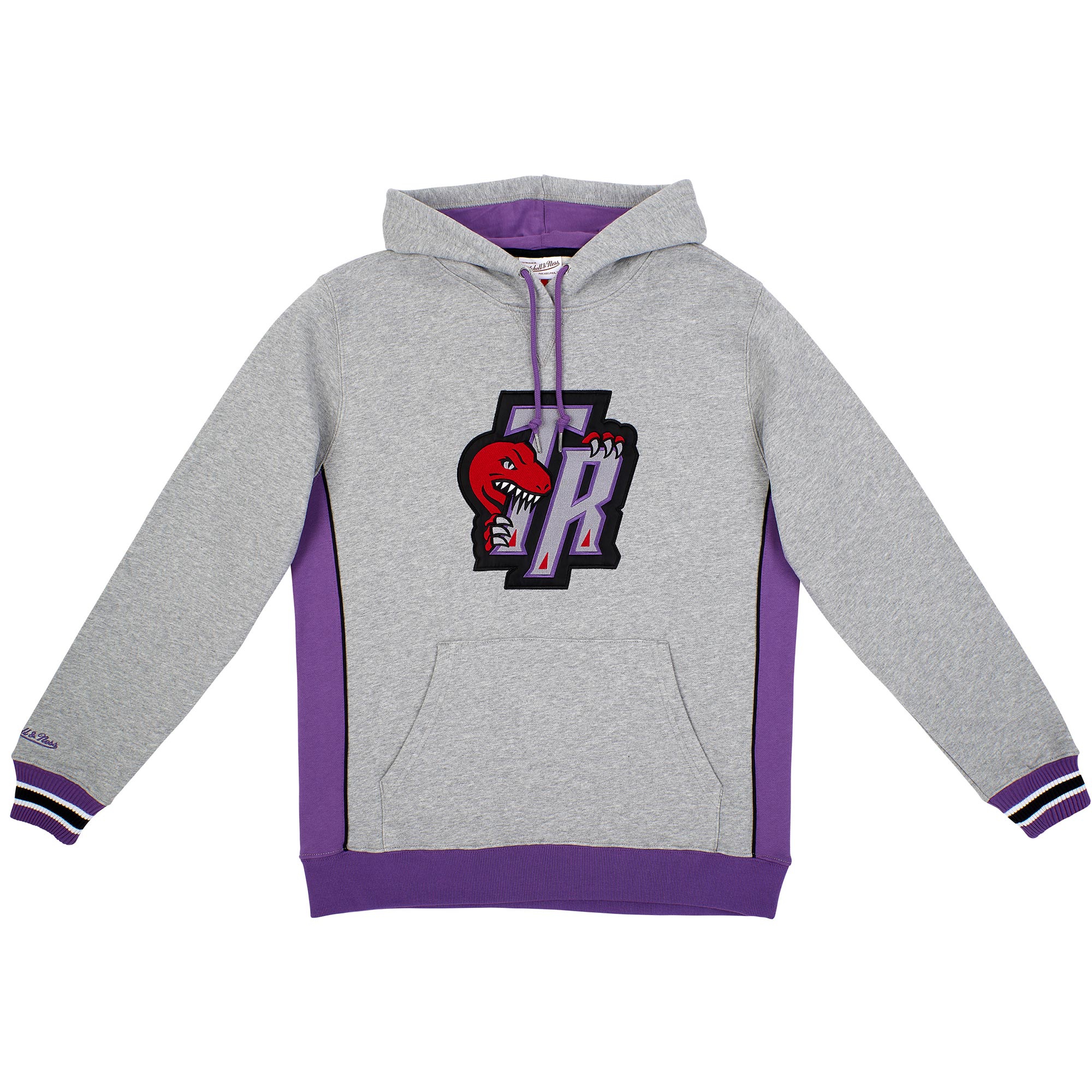 Toronto Raptors Pinnacle Mitchell & Ness NBA Heavyweight Fleece Hoodie Grau