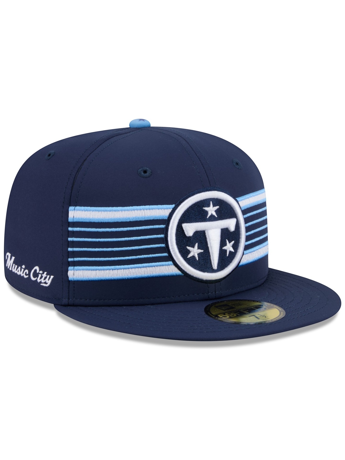 Tennessee Titans 2026 NFL Rivalries Sideline 59FIFTY Fitted Cap Navy