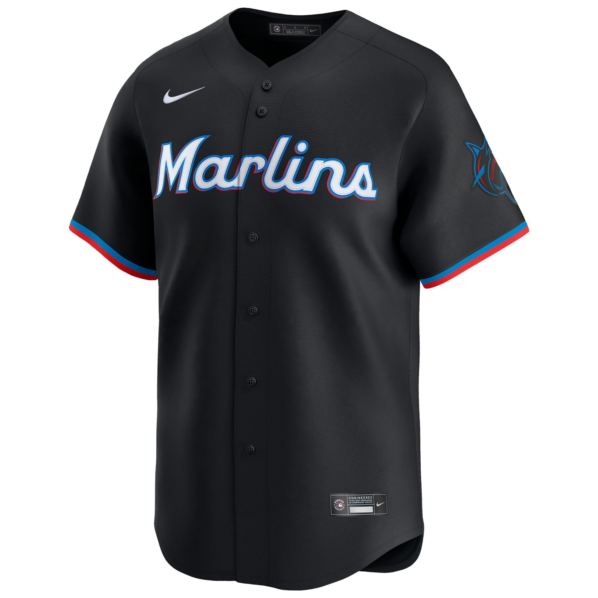 Miami Marlins Nike Limited MLB Baseball Trikot Alternate Schwarz