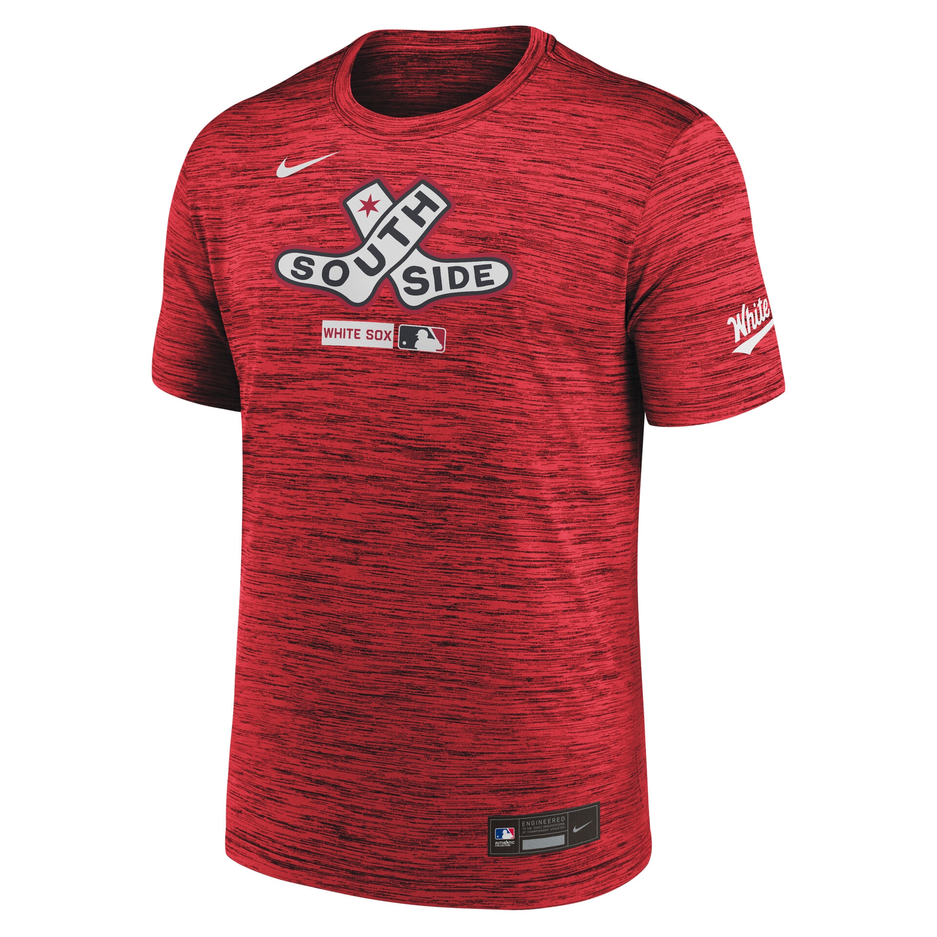 Chicago White Sox City Connect 2026 MLB Authentic Velocity T-Shirt Rot