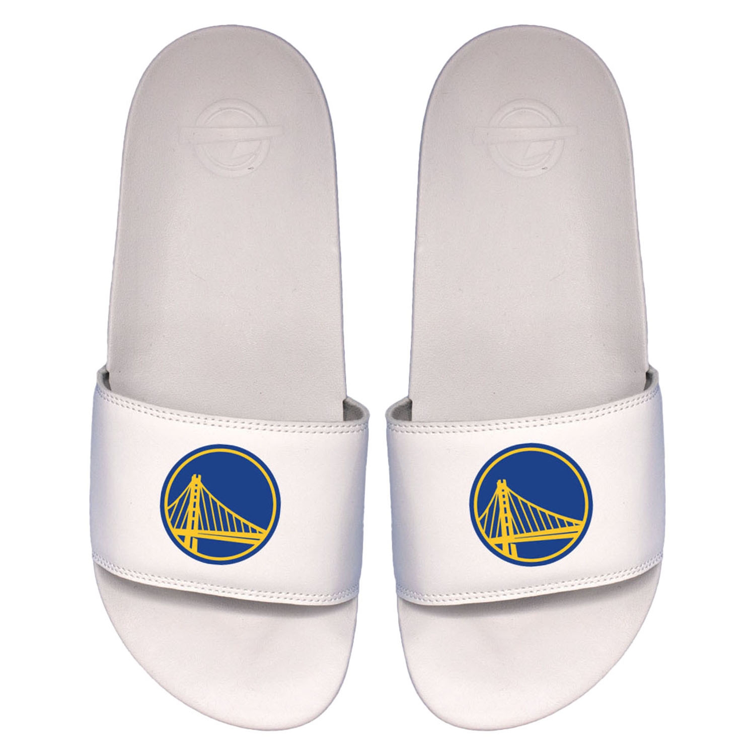 Golden State Warriors Primary Logo ISlide NBA Slipper Badelatschen Weiß