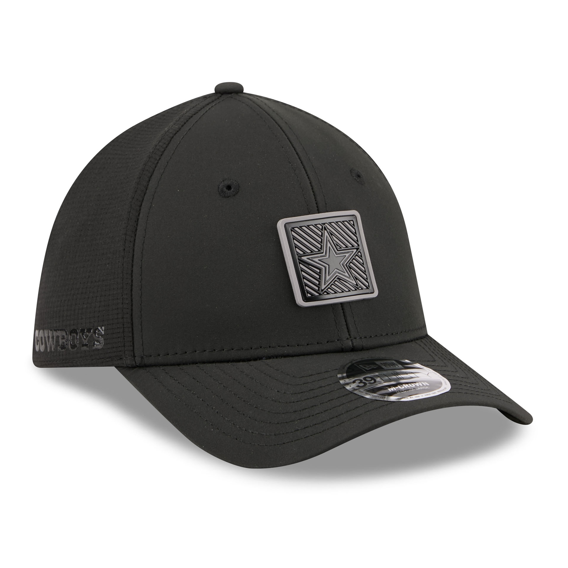Dallas Cowboys Black 2026 NFL Training Camp 39THIRTY Flex Cap