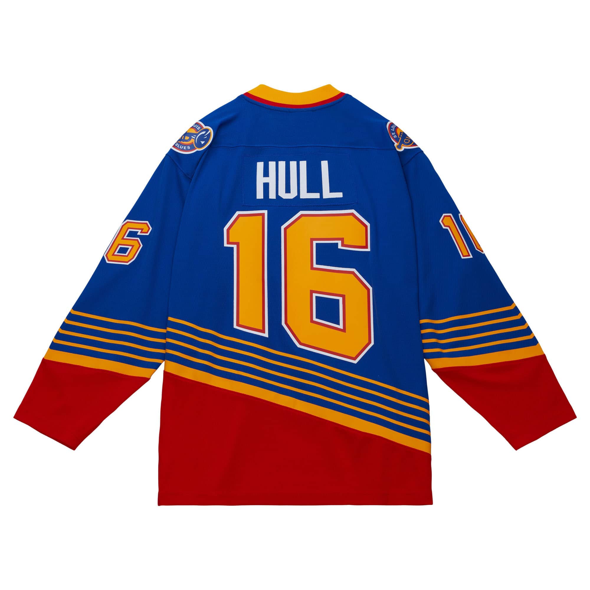 Brett Hull #16 St. Louis Blues 1995-96 Mitchell & Ness NHL Trikot