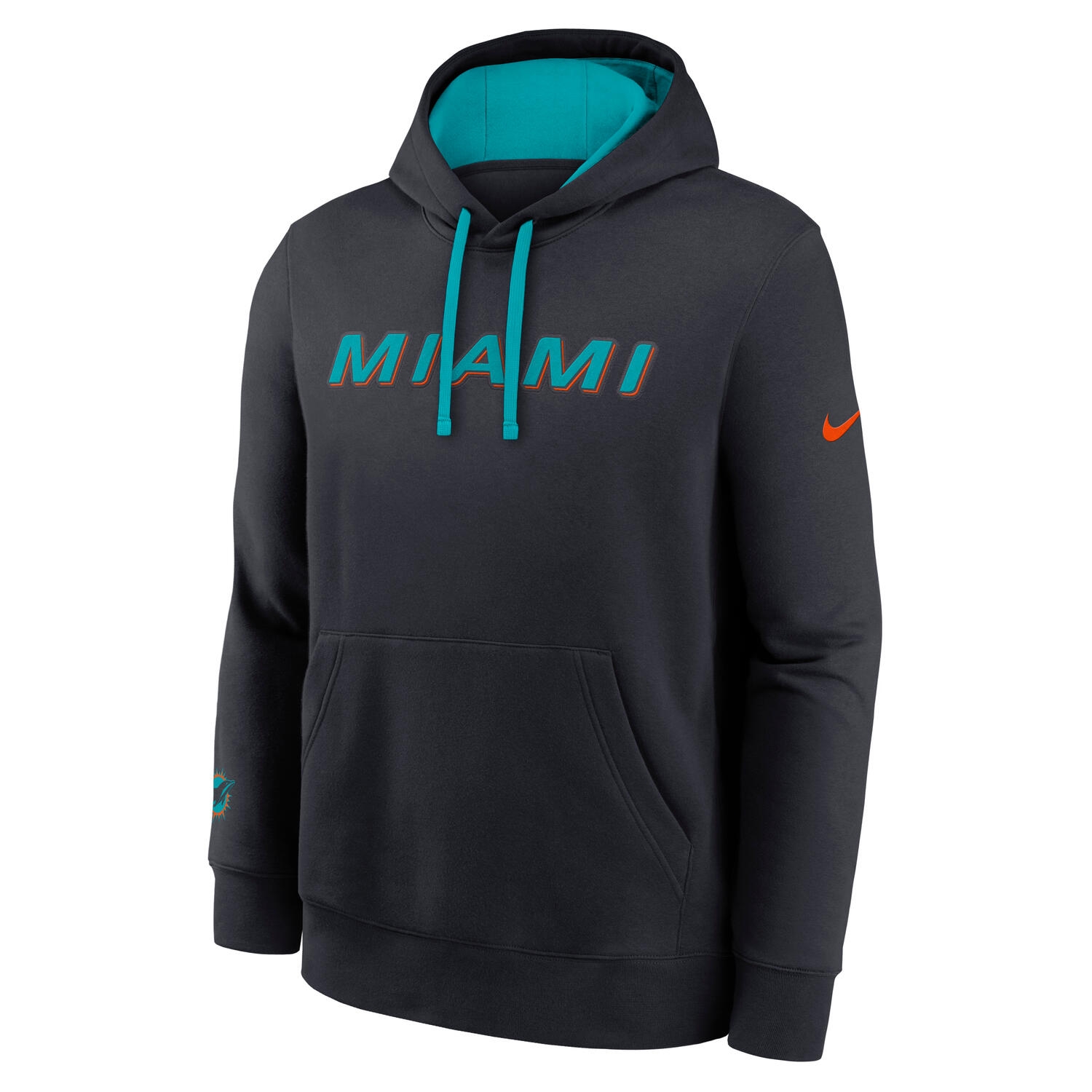 Miami Dolphins 2025 Rivalries Club NFL Hoodie Black