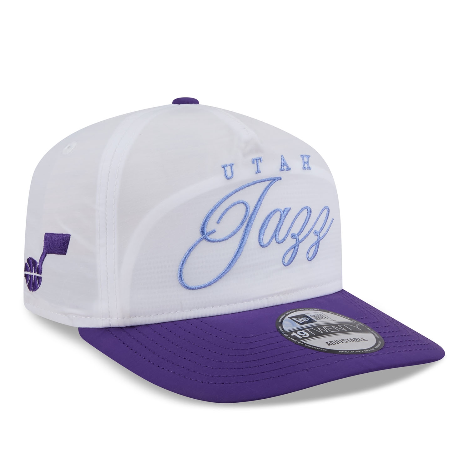 Utah Jazz 2025 NBA Draft 19TWENTY Adjustable Cap OTC Weiß