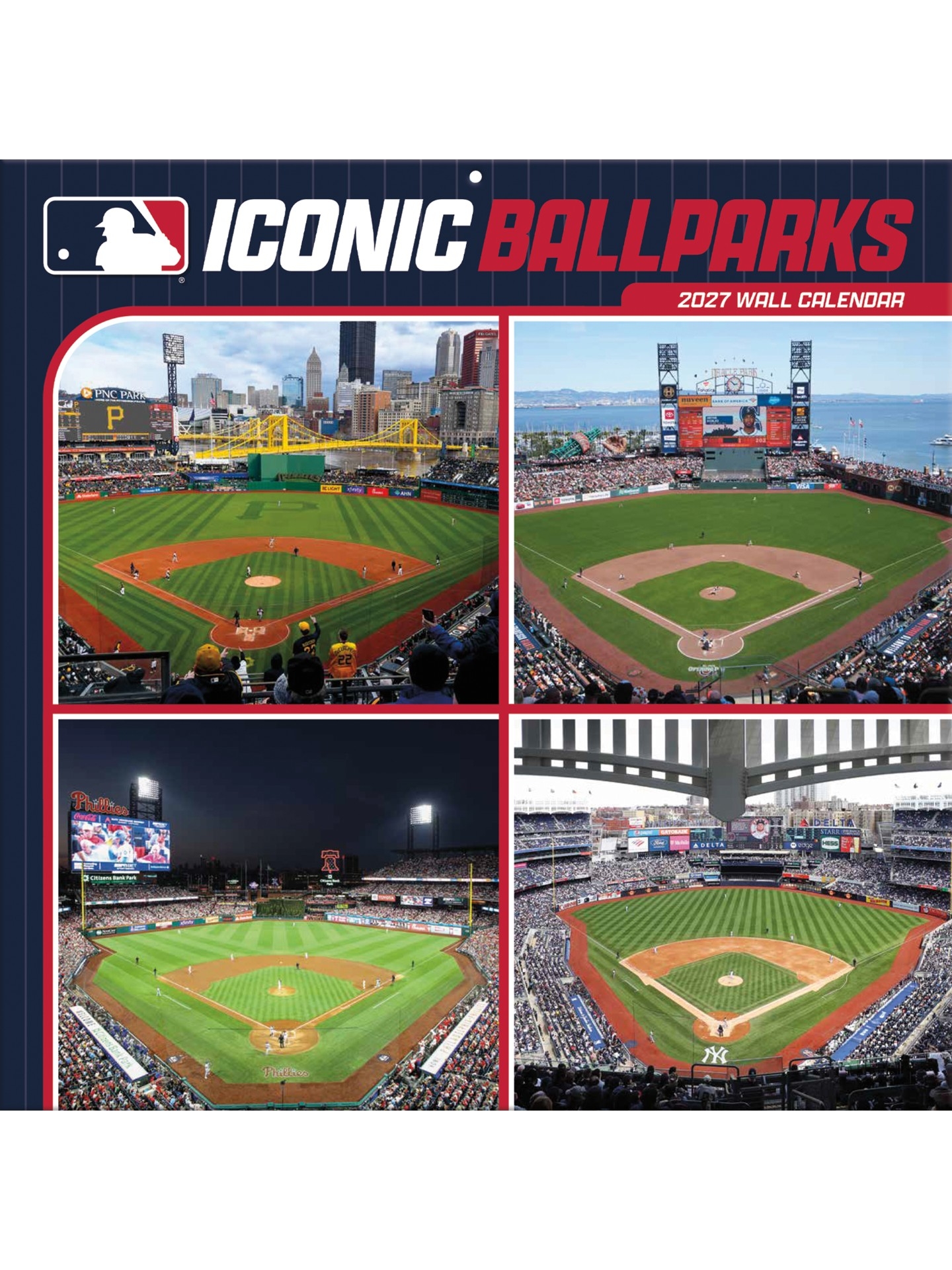 MLB Iconic Ballparks 2027 Wandkalender