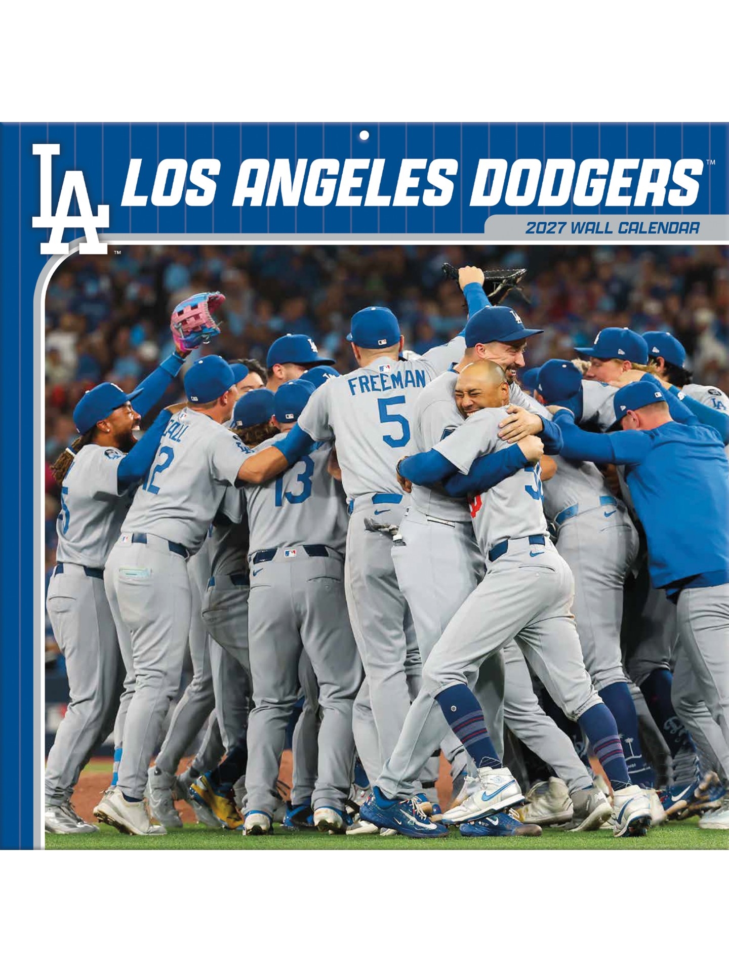 Los Angeles Dodgers 2027 MLB Team Wandkalender