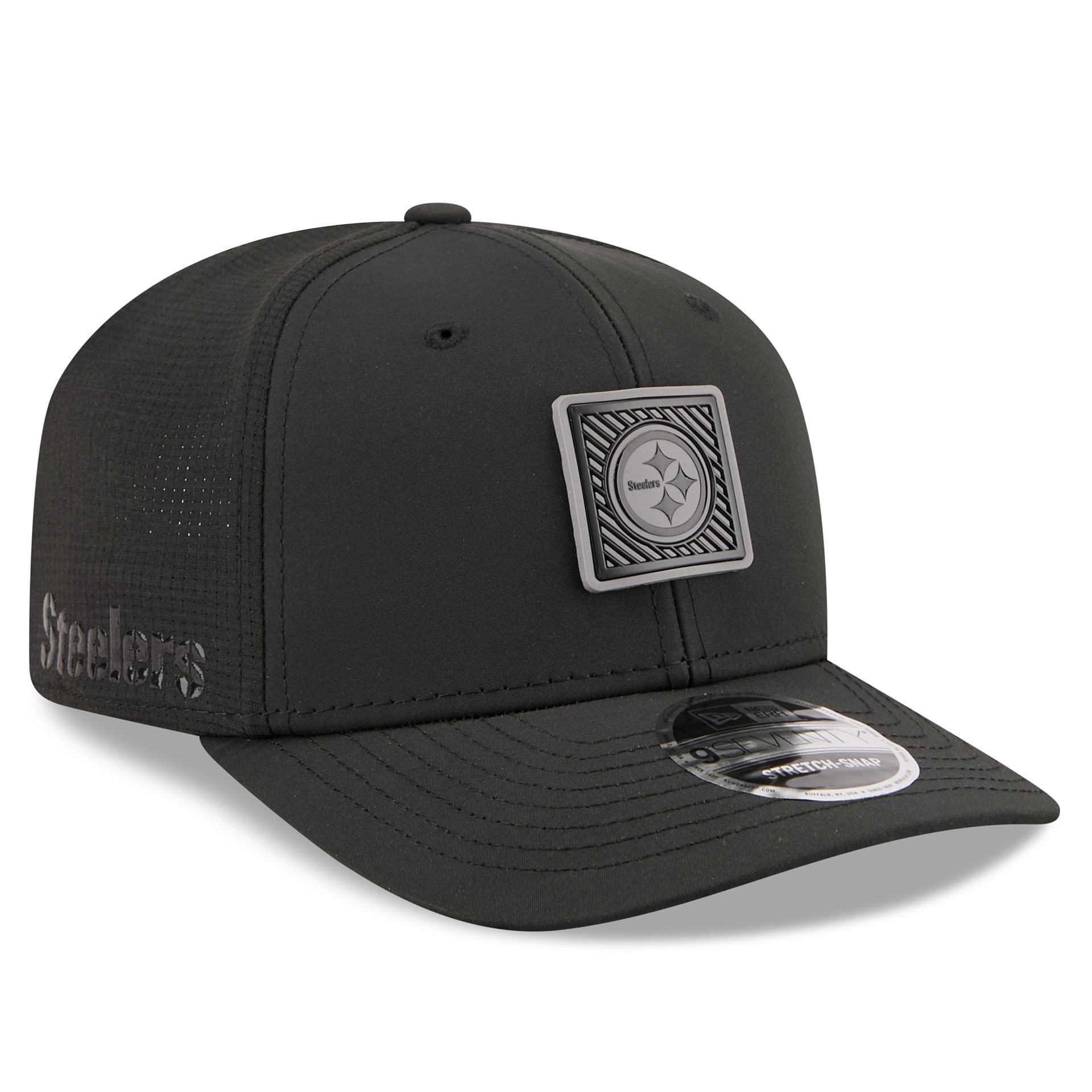 Pittsburgh Steelers Black 2026 NFL Training Camp 9SEVENTY Stretch-Snap Cap Black