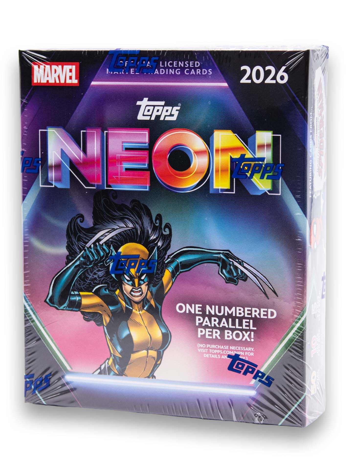 2026 topps Marvel Neon Mega Box