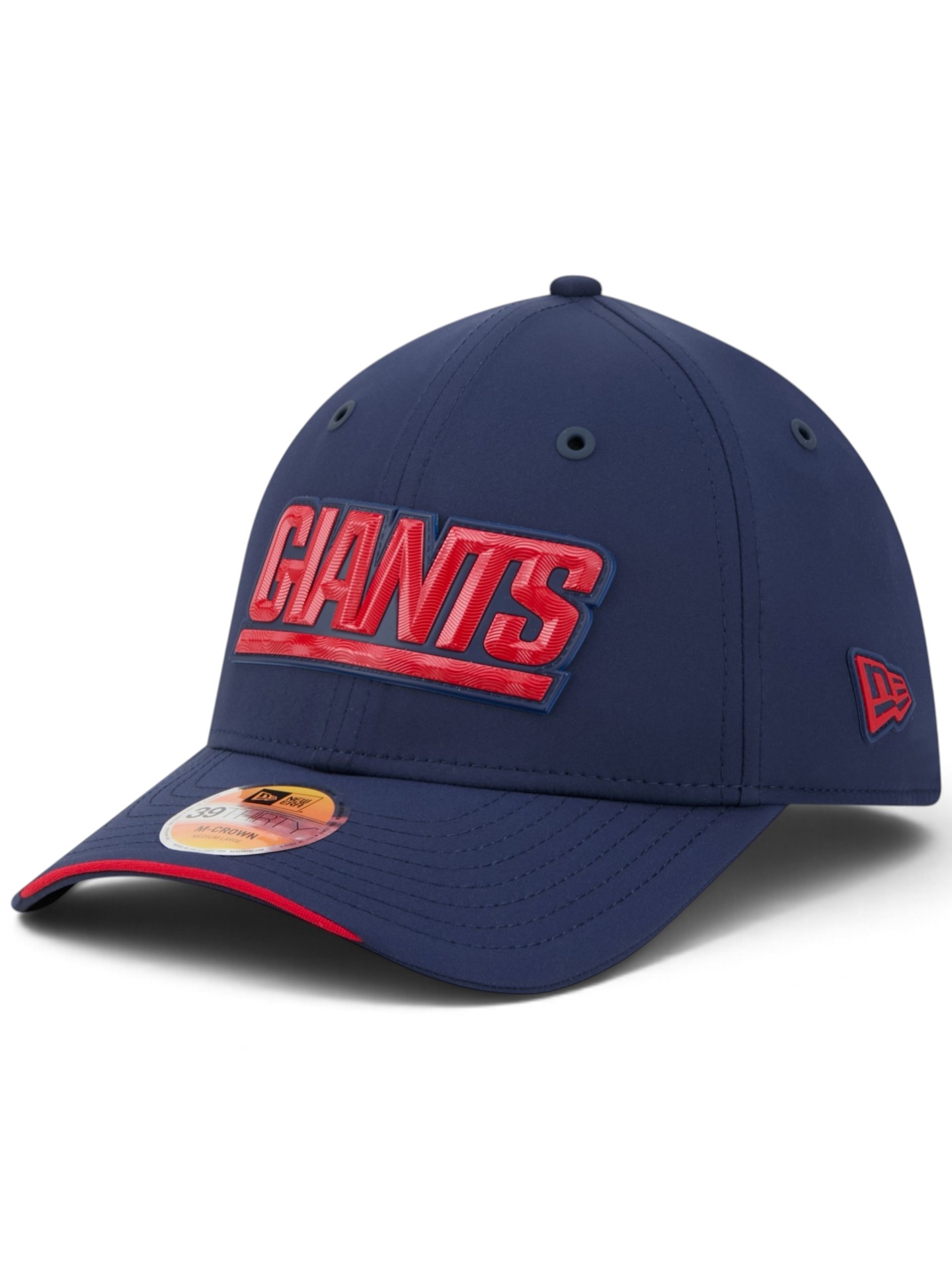 New York Giants Throwback 2026 NFL Sideline 39THIRTY M-Crown Flex Cap Navy