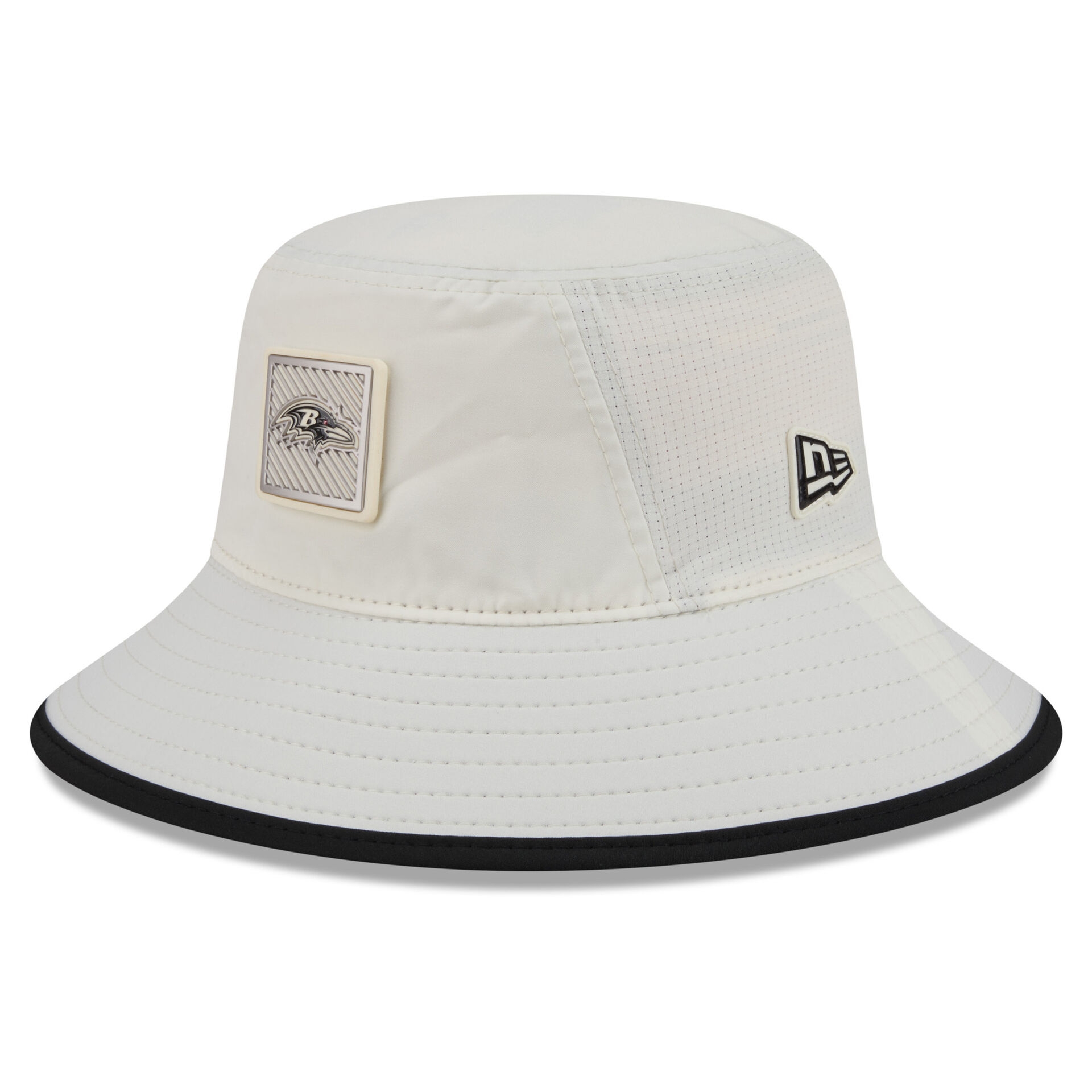 Baltimore Ravens 2026 NFL Training Camp Stretch Bucket Hat Cream/Black