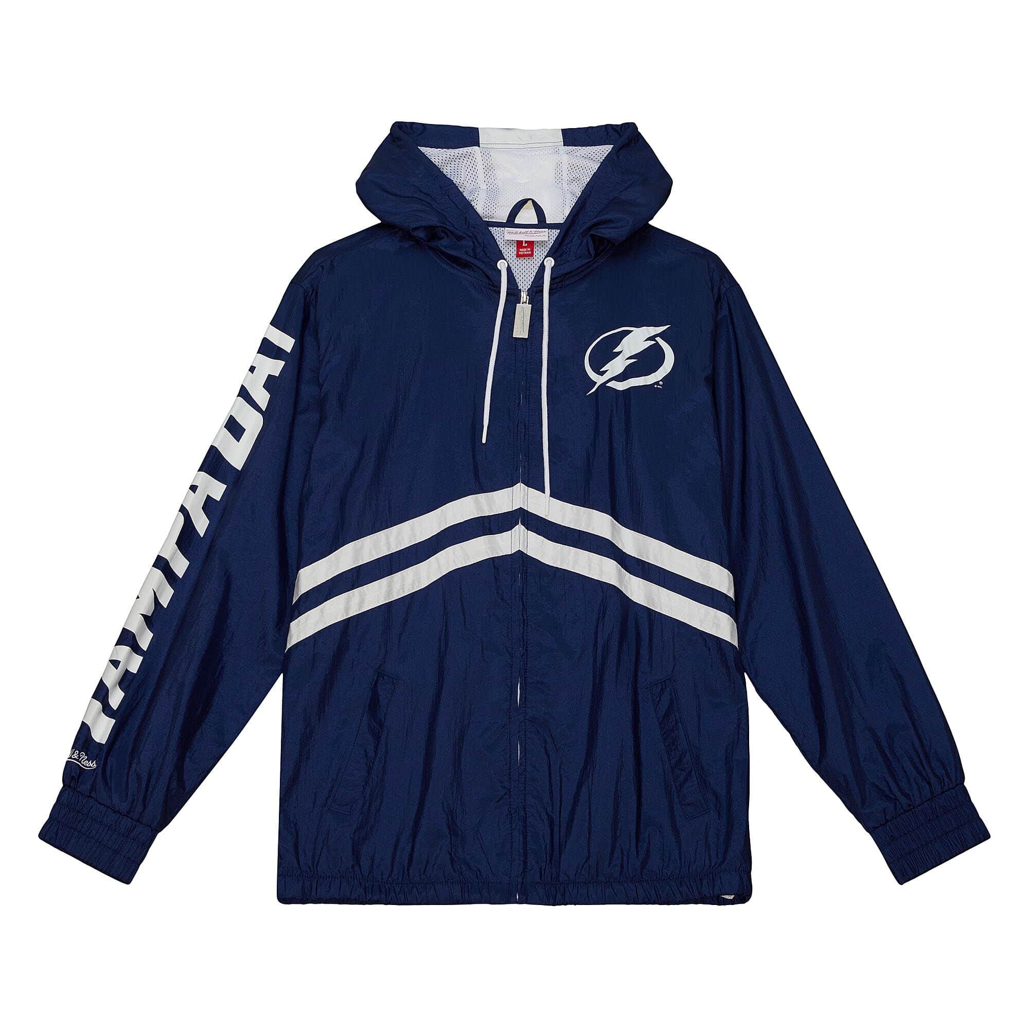 Tampa Bay Lightning Undeniable Mitchell & Ness NHL Windbreaker Jacke