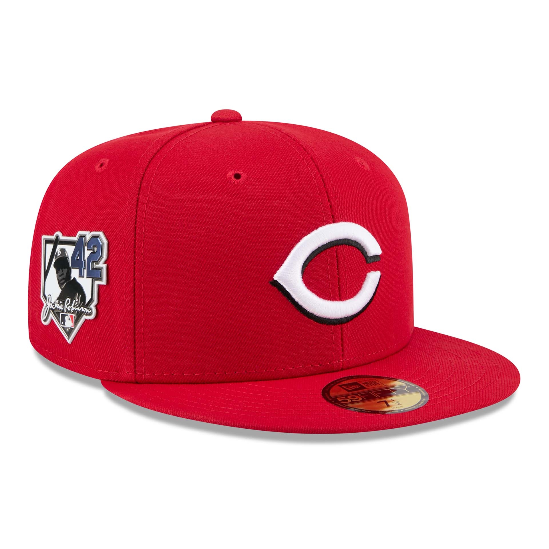 Cincinnati Reds 2026 Jackie Robinson Day 59FIFTY Fitted Cap Rot