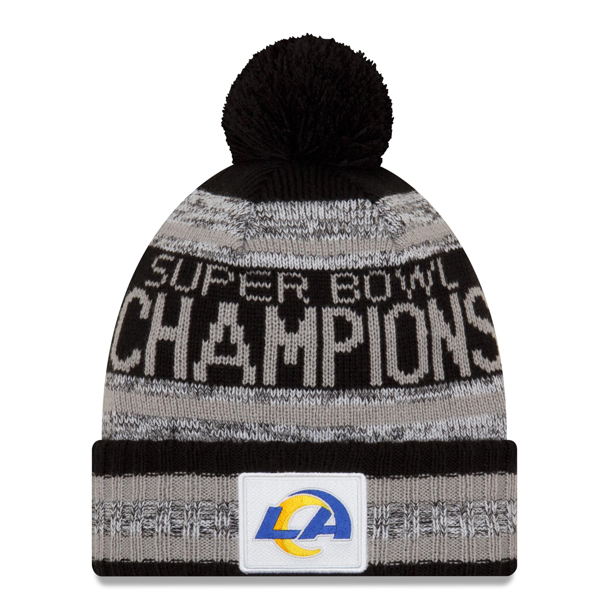 Los Angeles Rams Super Bowl LVI Champions Parade New Era NFL Knit Hat