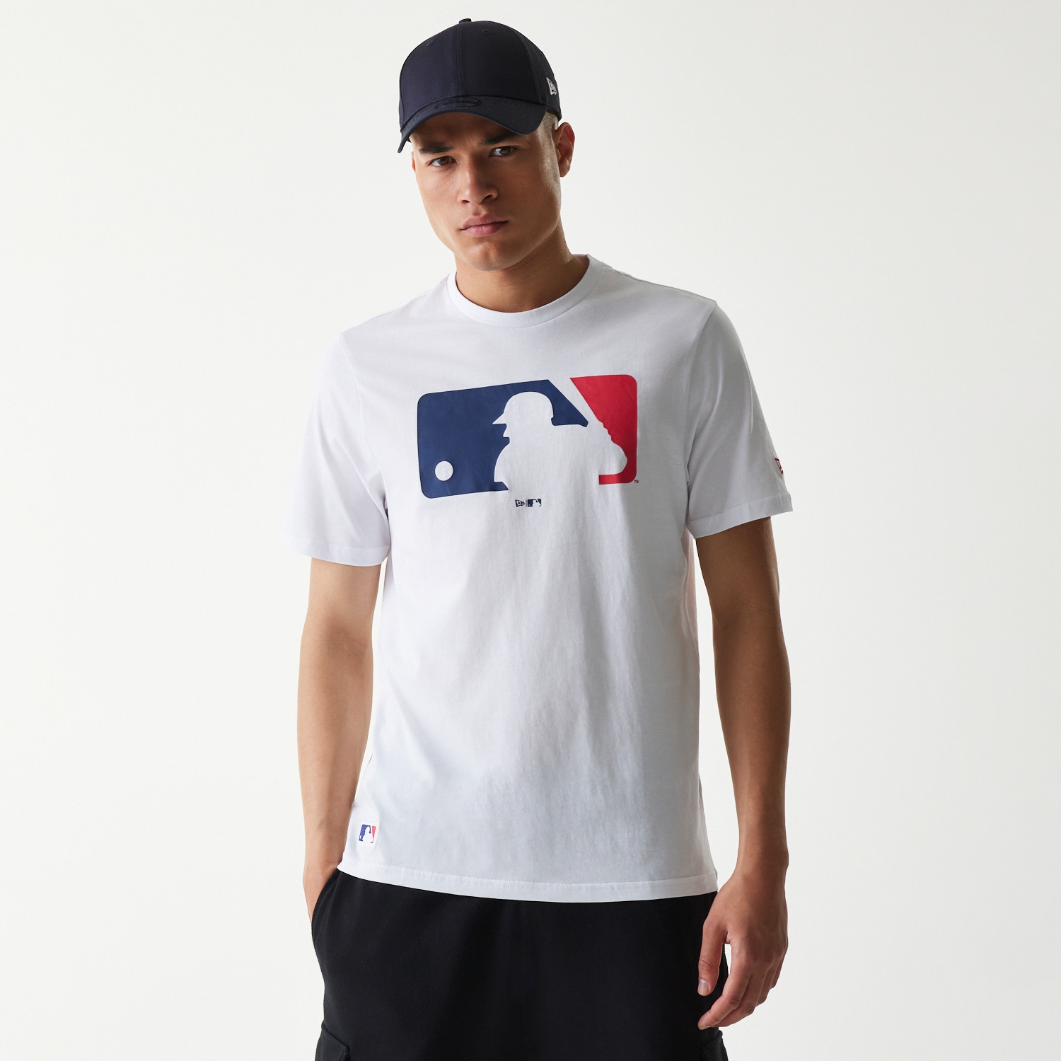 Major League Baseball Logo Baseball MLB T-Shirt Weiß