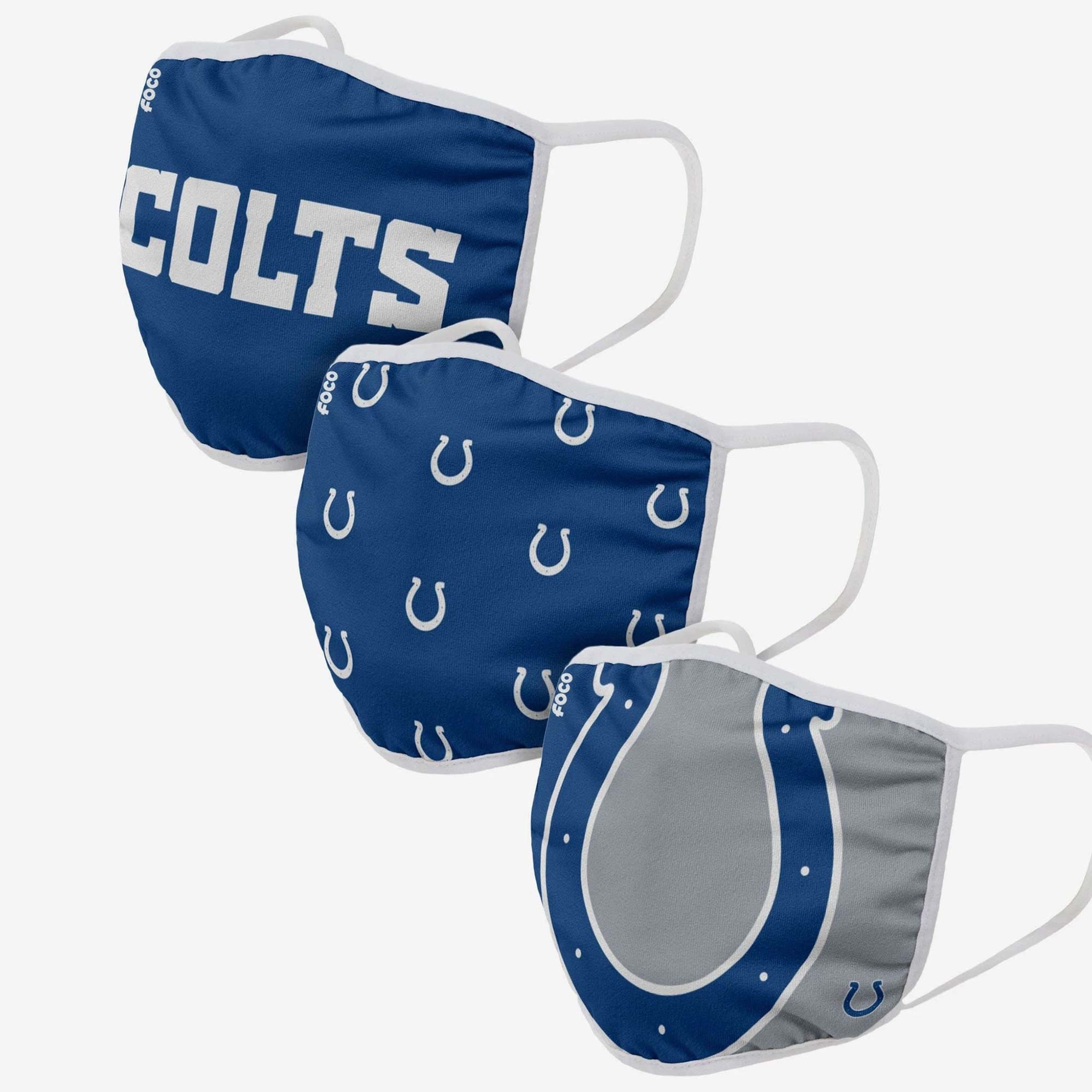 Indianapolis Colts NFL Face Mask Mundschutz MNS (3er-Pack)