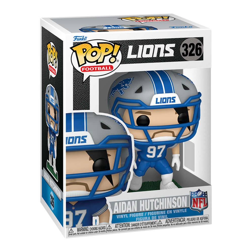 Funko POP! #326 Aidan Hutchinson Detroit Lions Vinyl NFL Figur