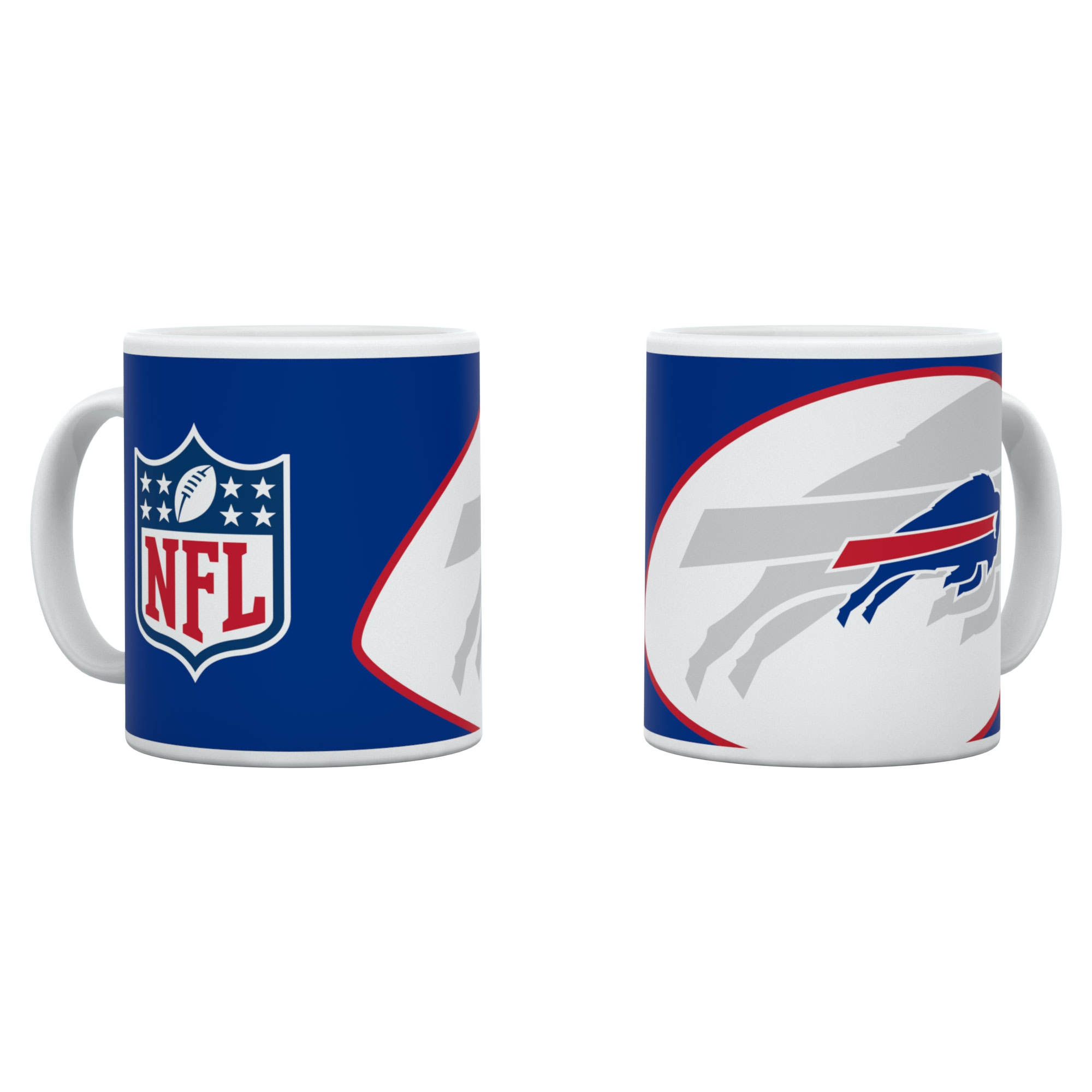 Buffalo Bills Shadow Logo & Shield NFL Becher (330 ml)