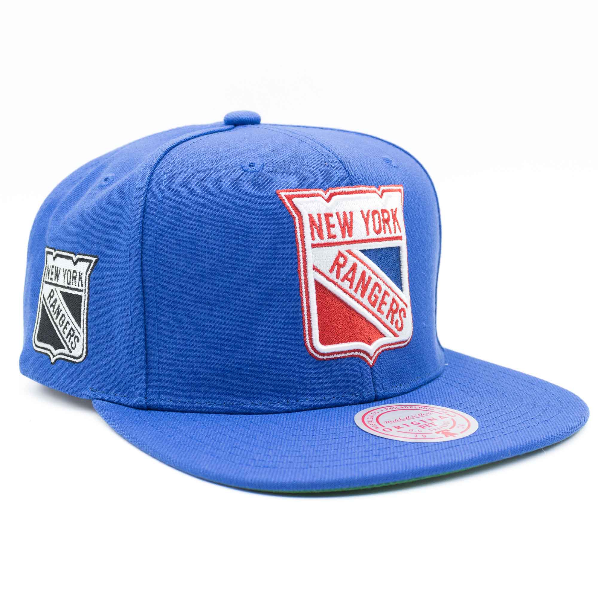 New York Rangers Flip Mitchell & Ness Snapback NHL Cap Blau