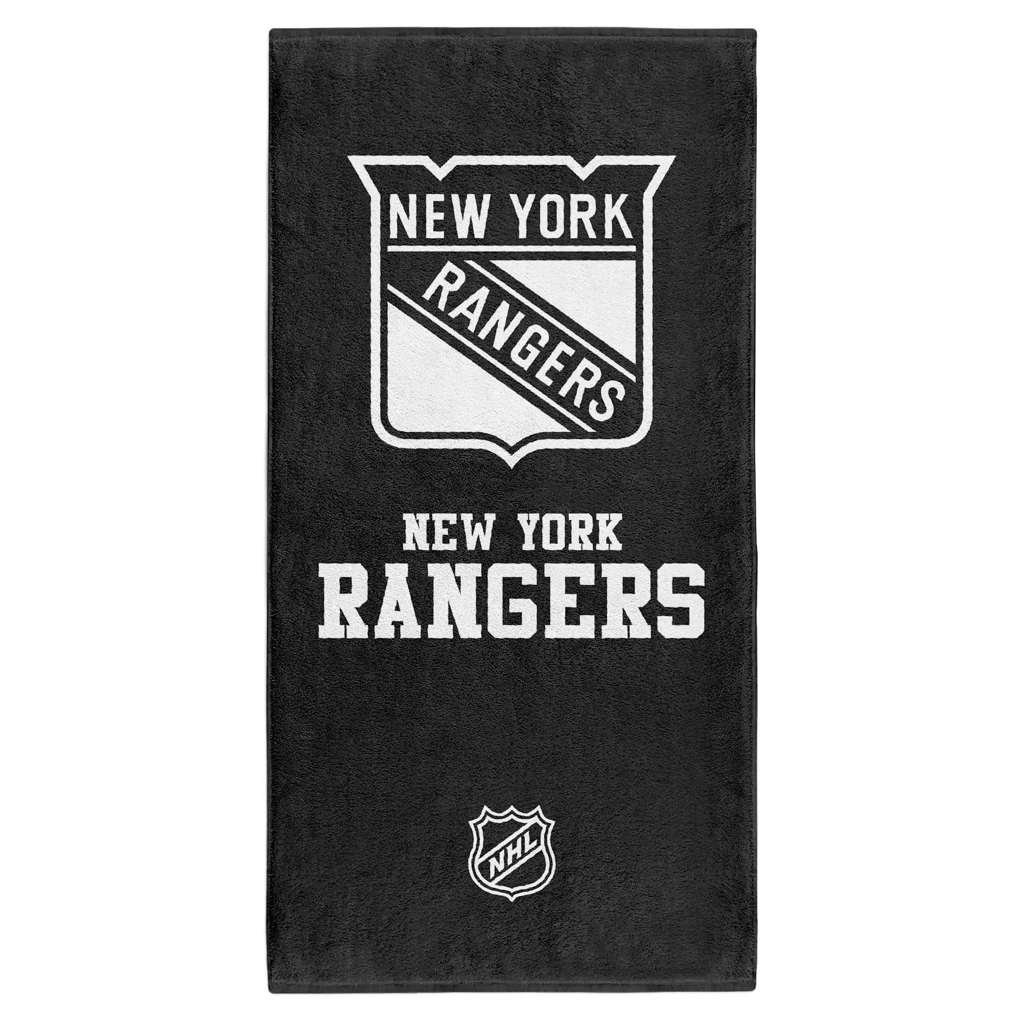 New York Rangers NHL Classic Badetuch Schwarz