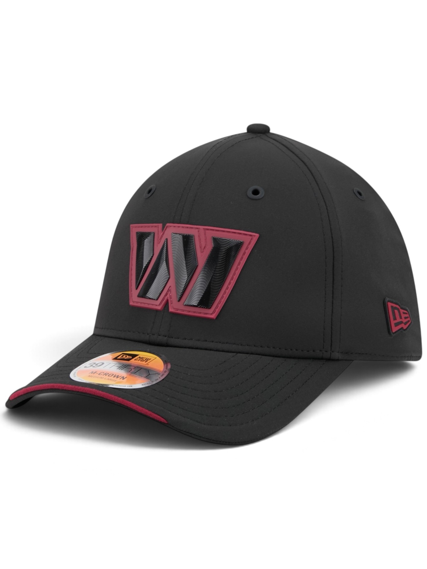 Washington Commanders 2026 NFL Sideline 39THIRTY M-Crown Flex Cap Black