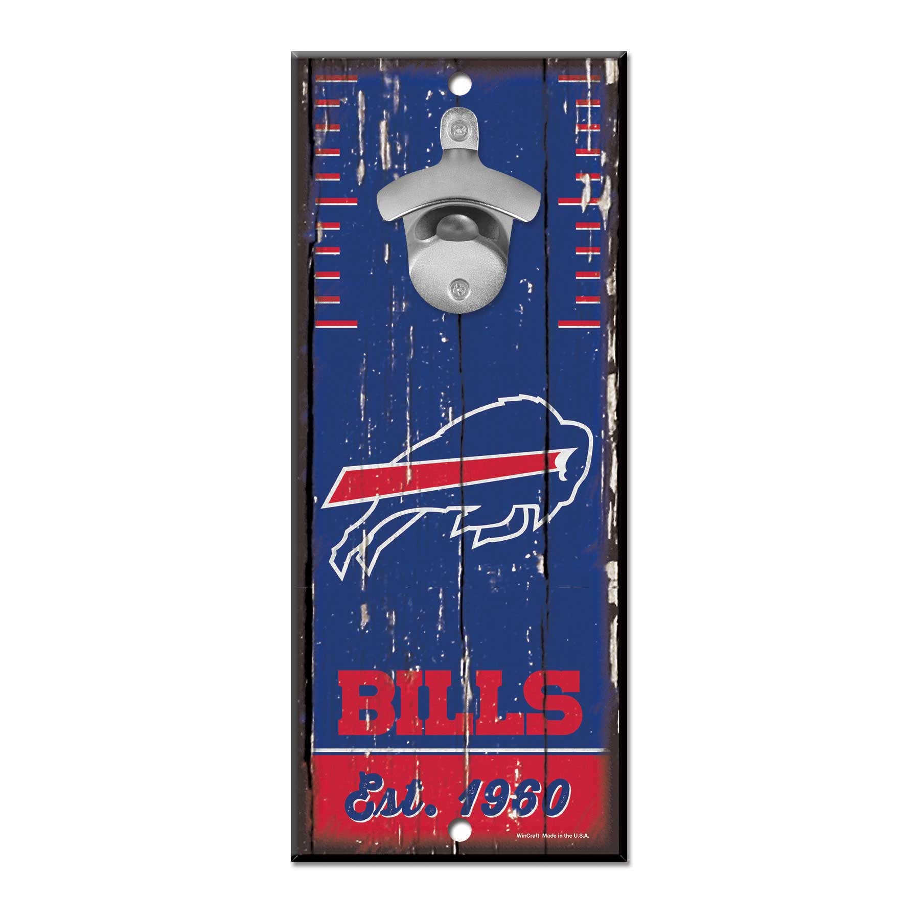Buffalo Bills WinCraft NFL Schild mit Flaschenöffner