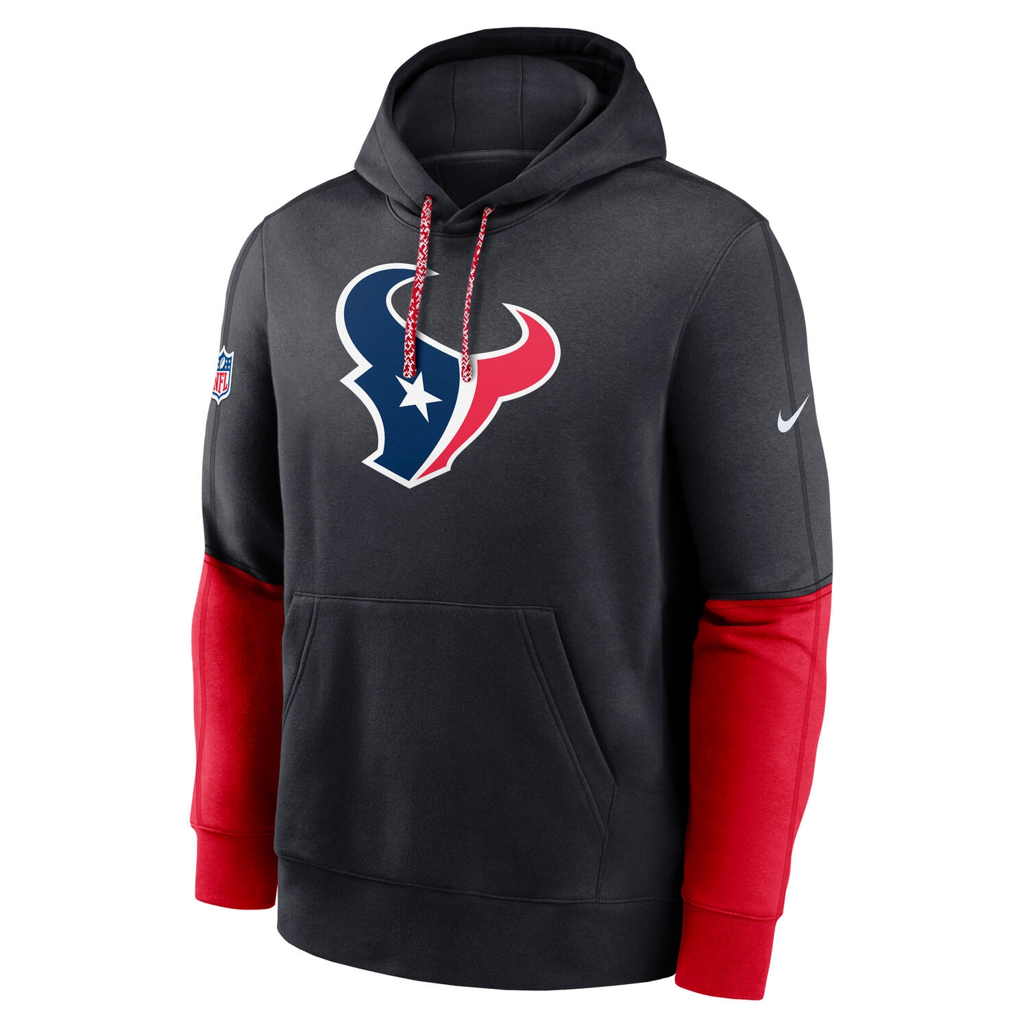Houston Texans 2024 NFL Sideline Nike Club Hoodie Navy