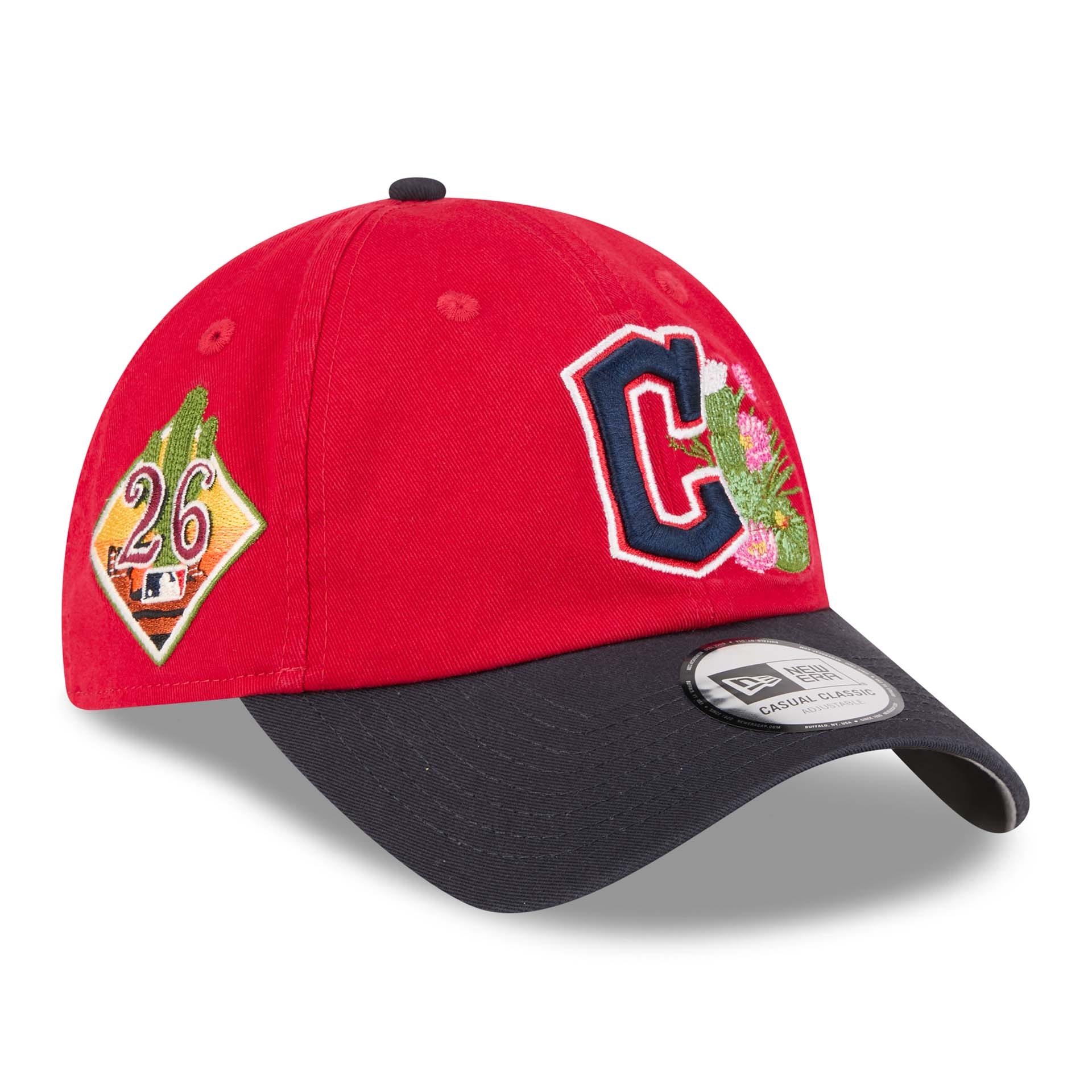 Cleveland Guardians 2026 MLB Spring Training Casual Classic Adjustable Cap Rot