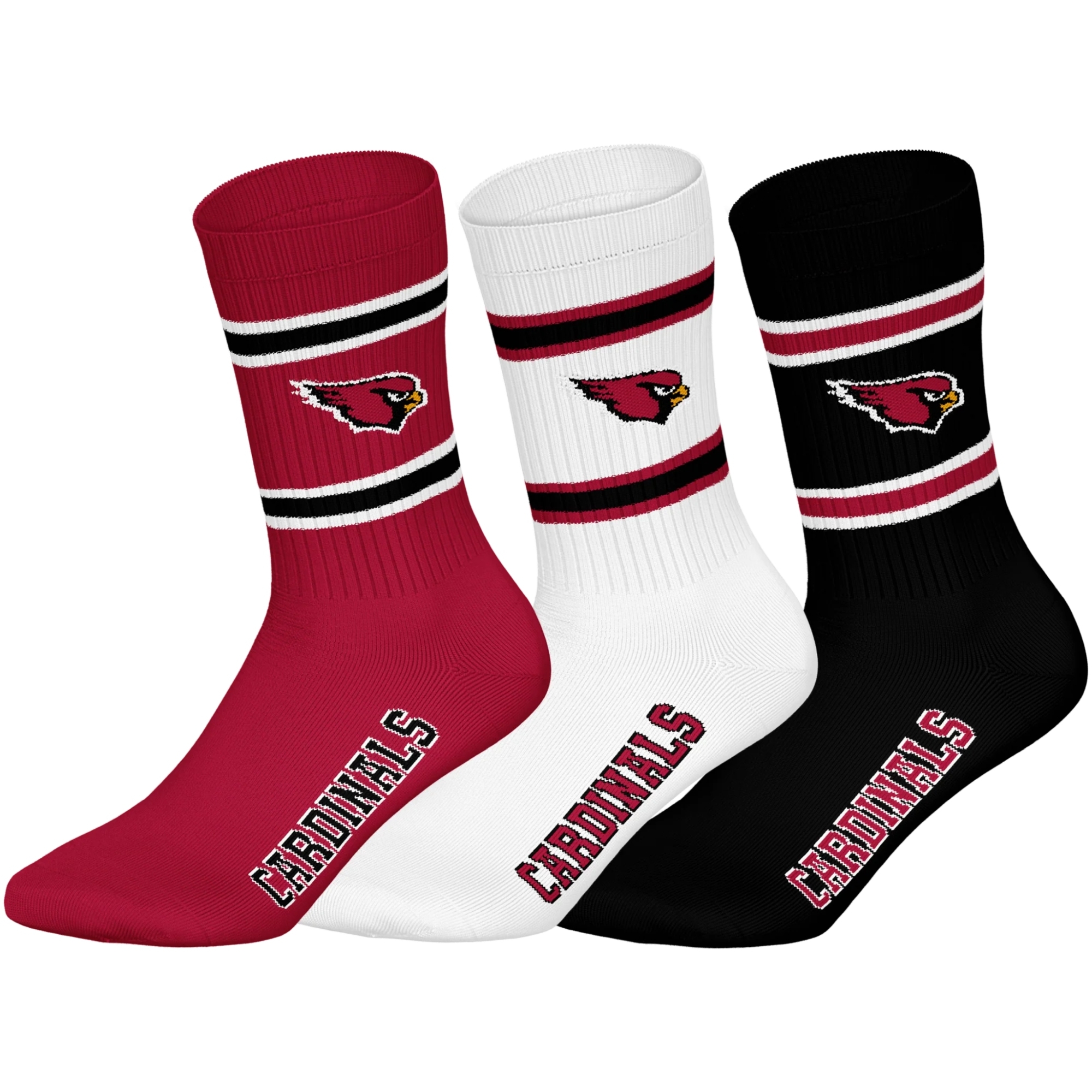 Arizona Cardinals Huddle NFL Crew Socken (3er-Pack)