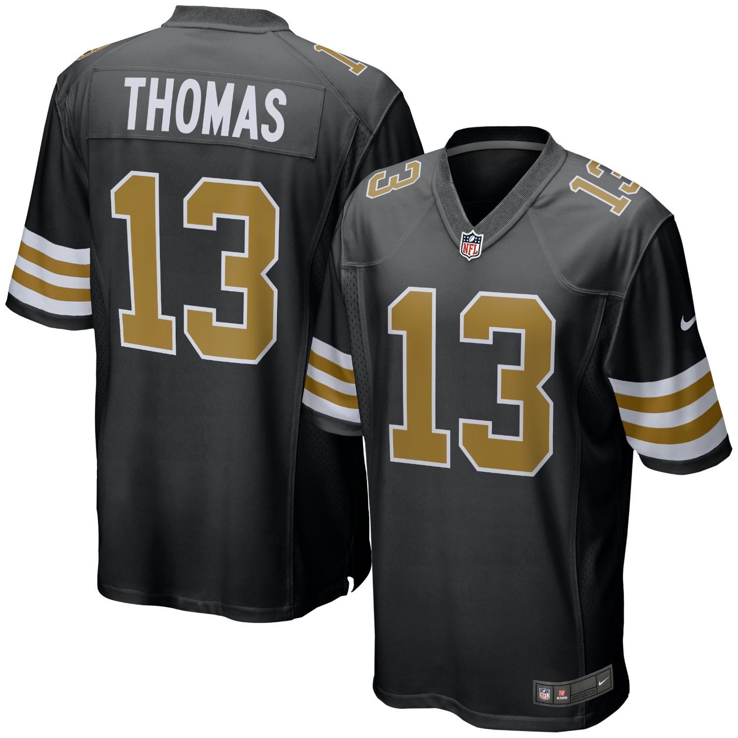 Michael Thomas #13 New Orleans Saints Nike Game NFL Football Trikot Alternate