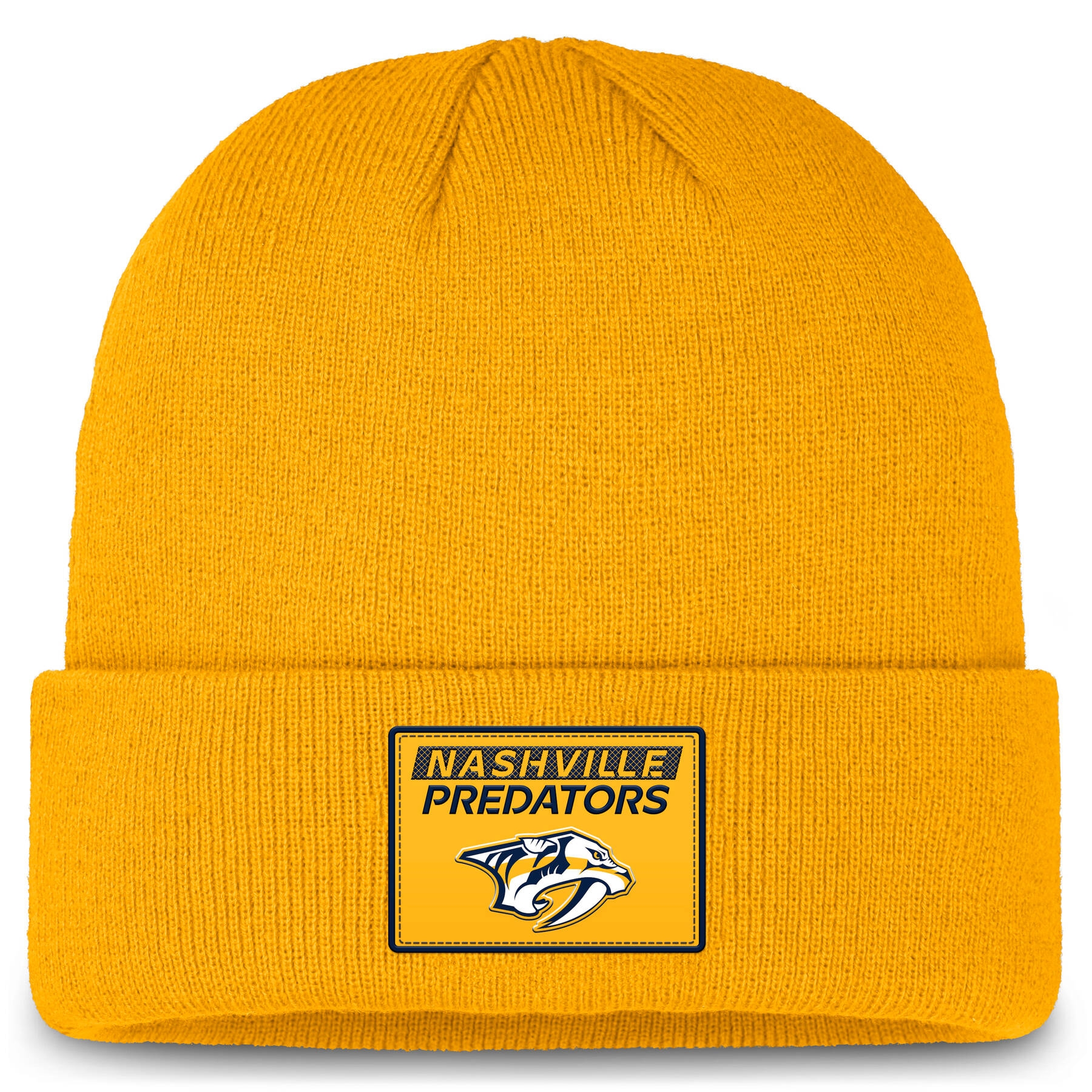 Nashville Predators 2024/25 NHL Authentic Pro Beanie Wintermütze Gelb