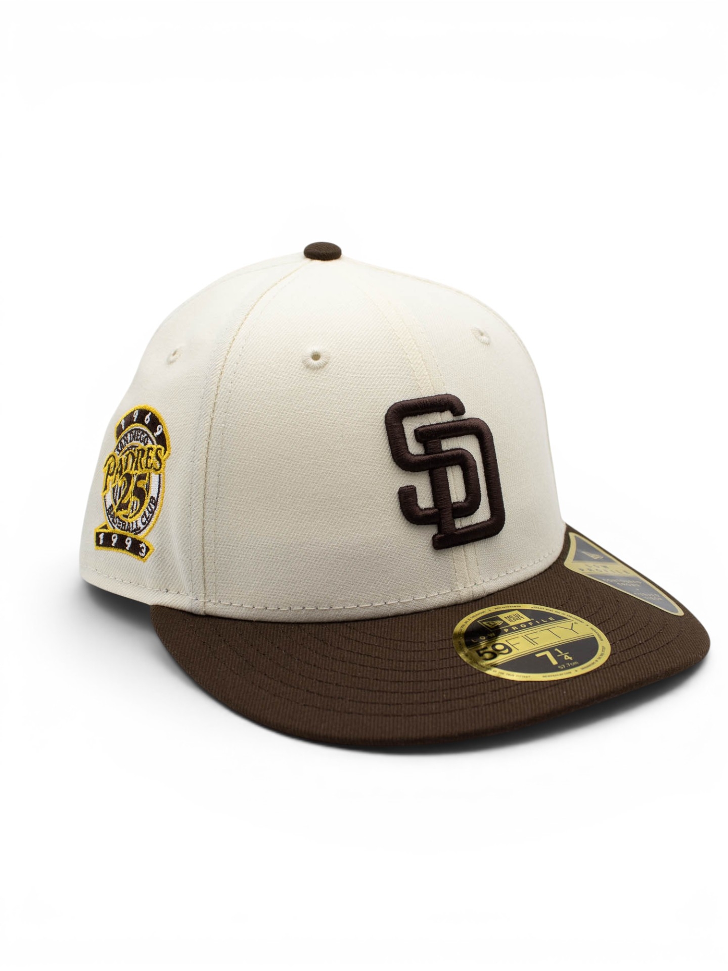 San Diego Padres Cooperstown 25 Years Low Profile 59FIFTY MLB Cap Cream