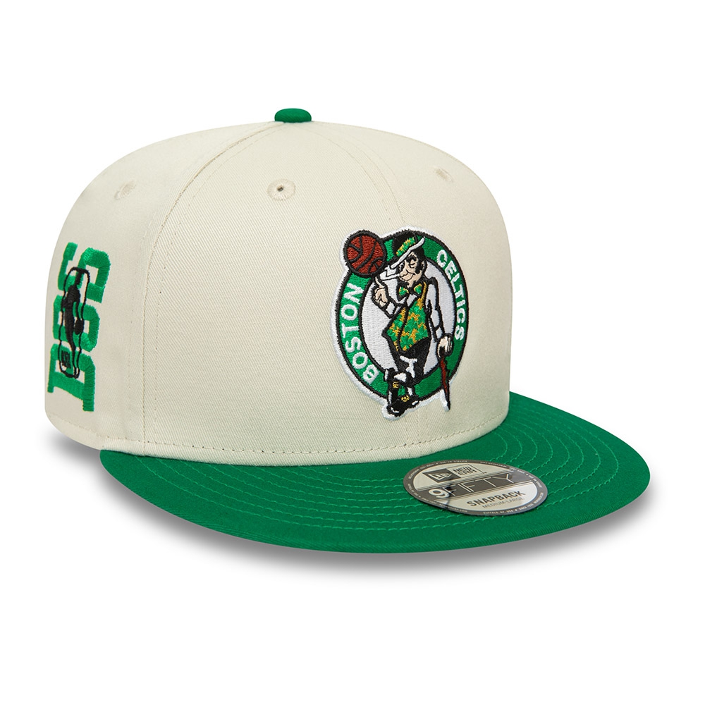 Boston Celtics NBA Logo New Era 9FIFTY Snapback Cap Stone